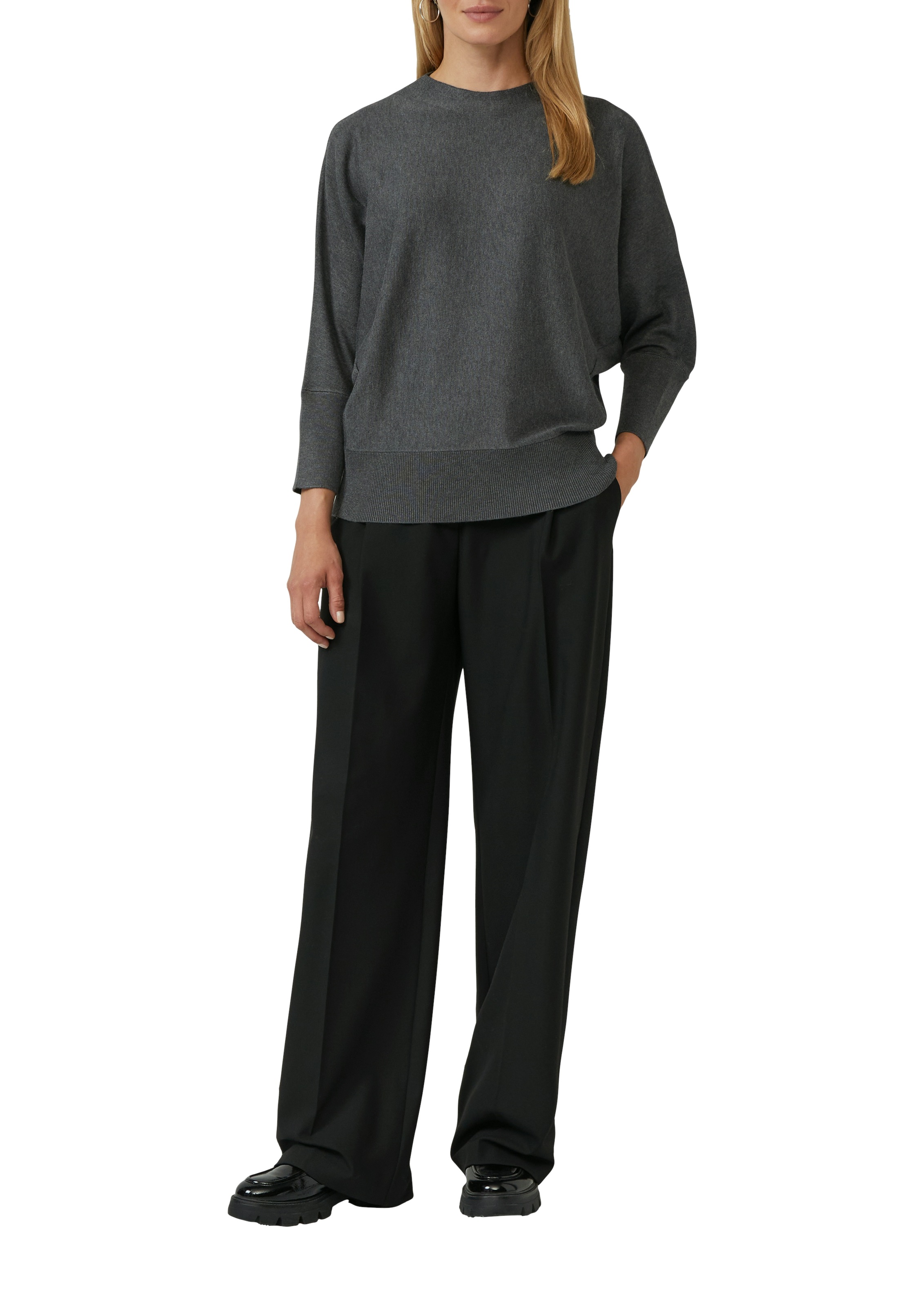 s.Oliver BLACK LABEL Pull en tricot mit Fledermausärmeln