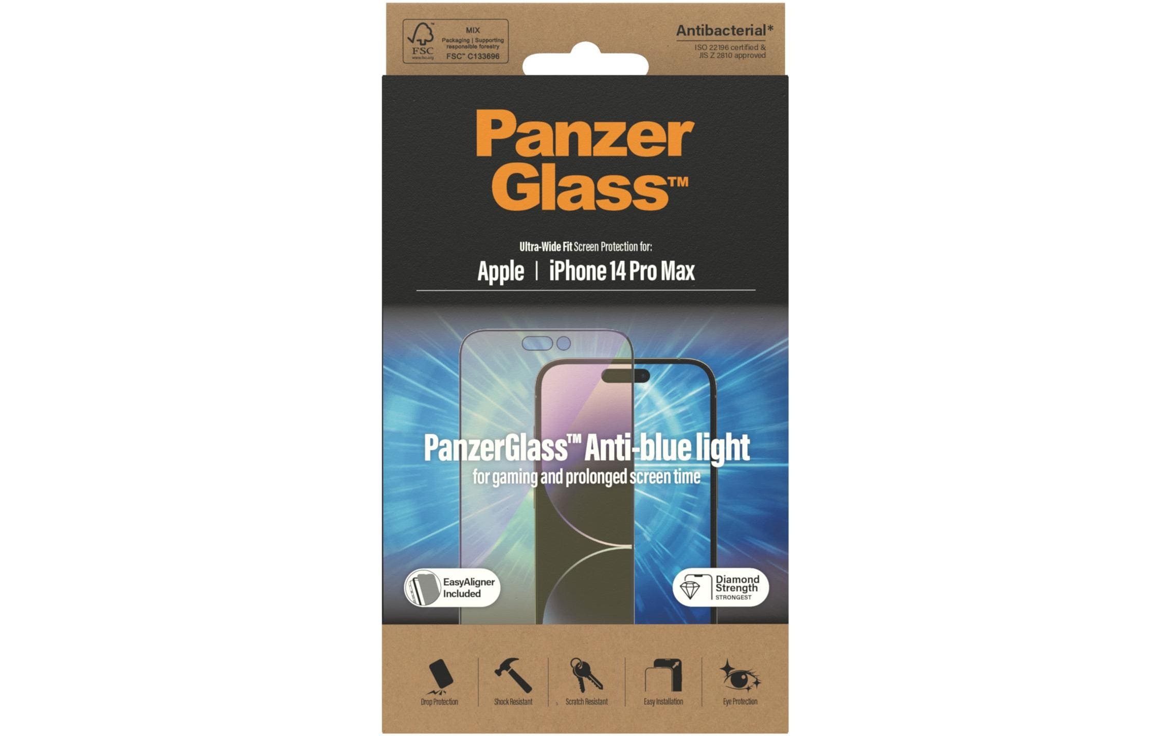 PanzerGlass Verre de protection d'écran »Ultra« für iPhone 14 Pro Max 1 cuis tlg.