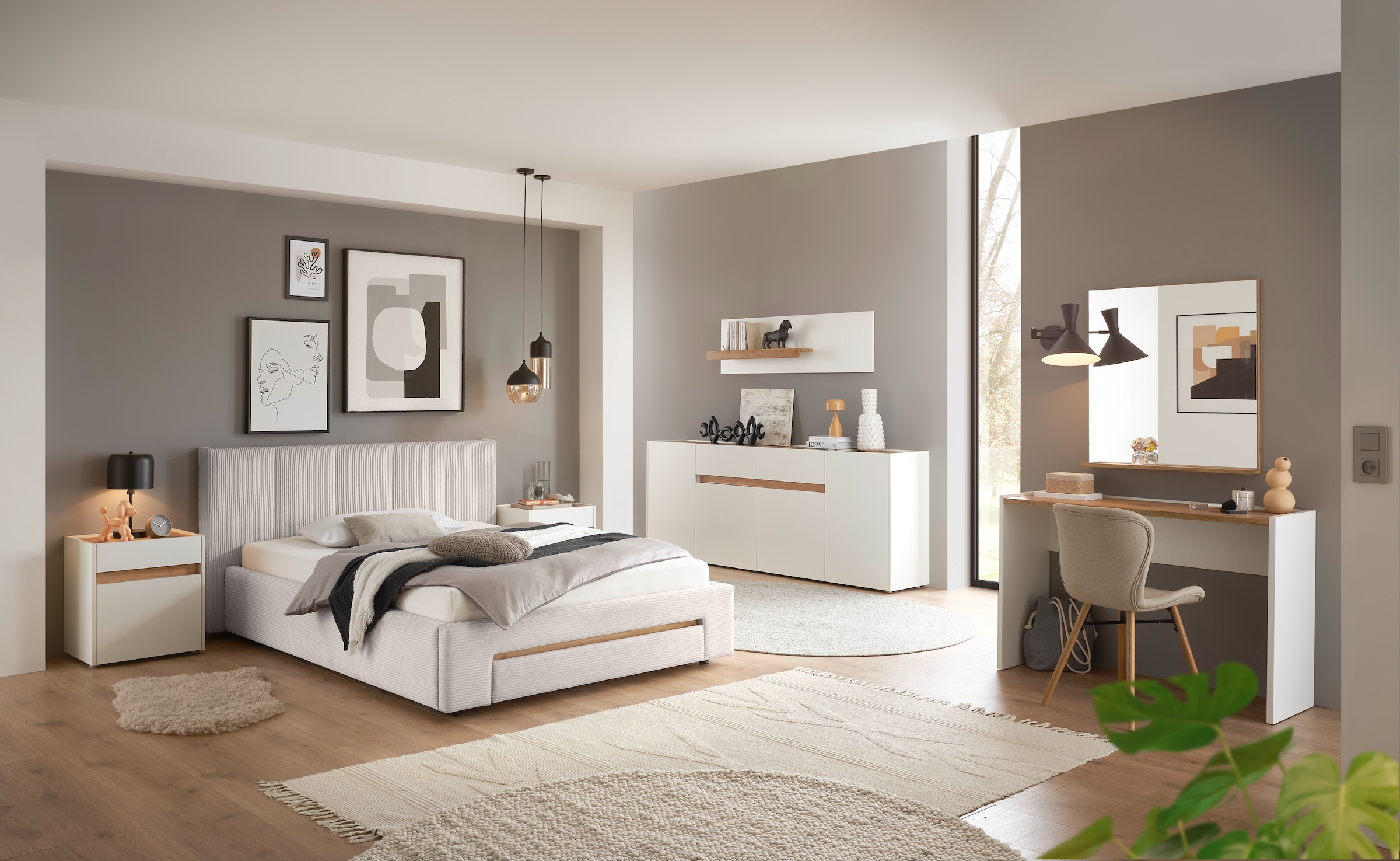 INOSIGN Table de nuit »CiTY/GiRON, Nachttisch, Nachtschrank, Bestellschrank, Nachtkonsole« in zwei Farben erhältlich, Stauraumfach und Schublade