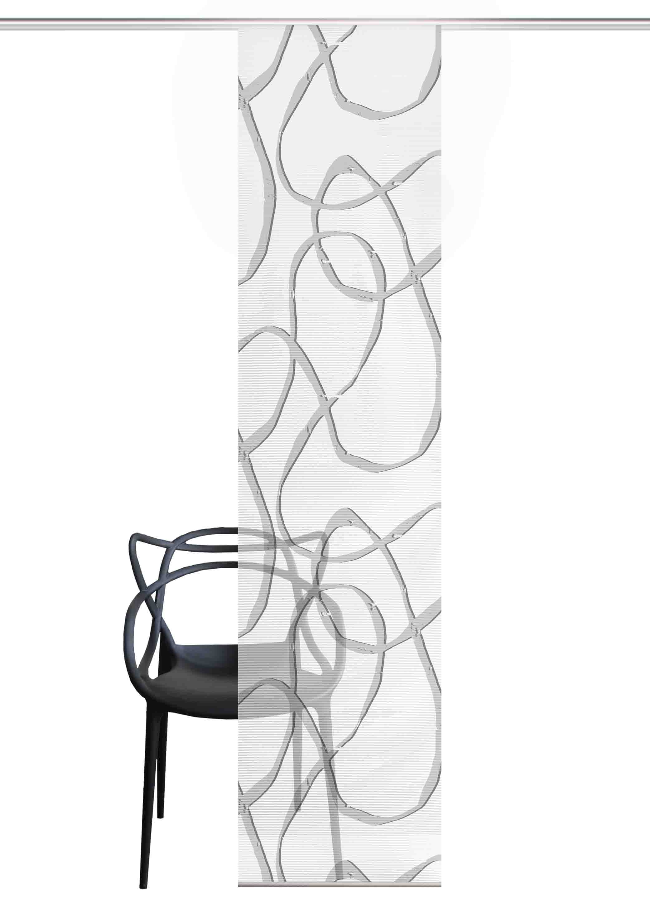 Vision S Rideau coulissant »OPHELIA« Support de panneau 1 cuis tlg. rideau coulissant aspect bambou, impression numérique