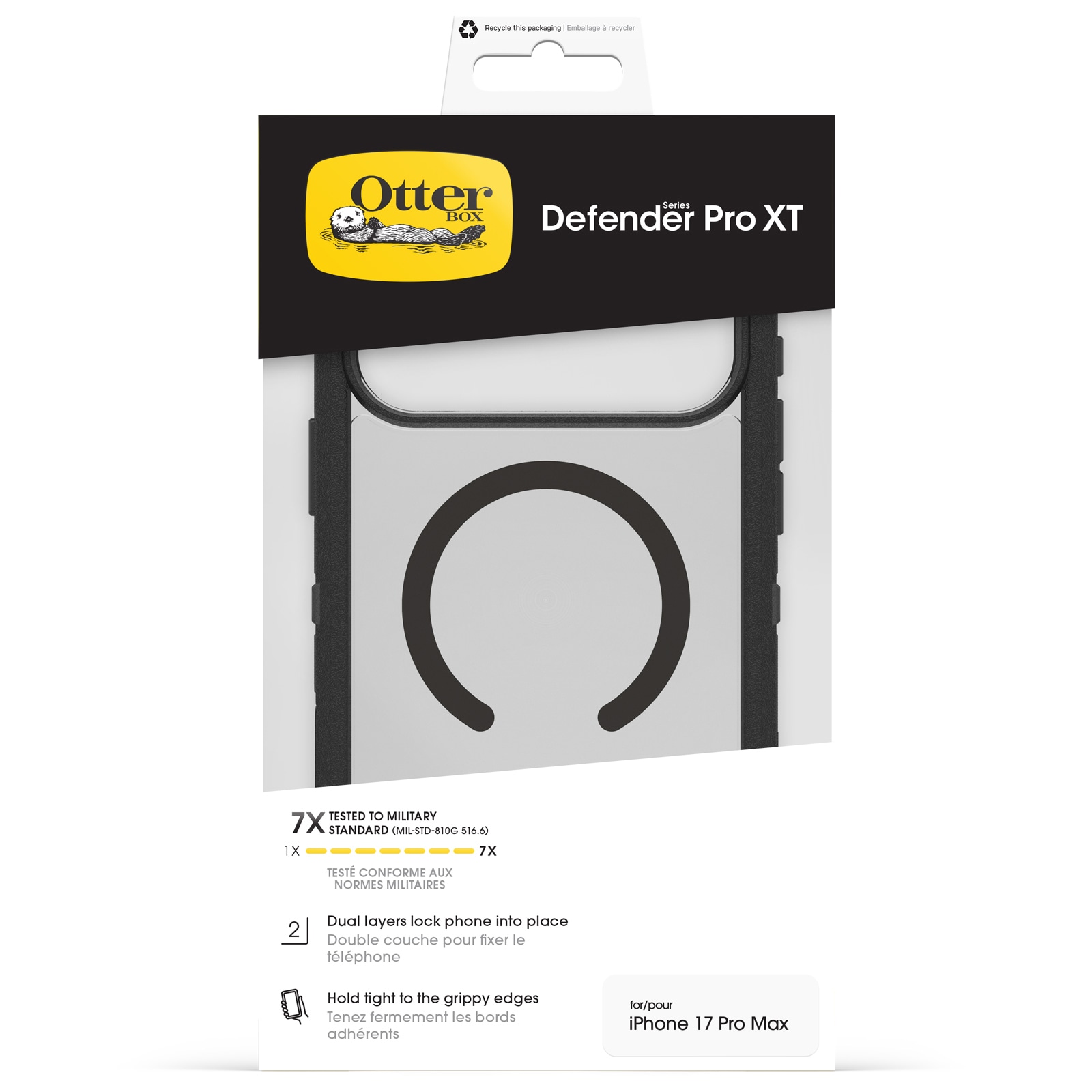 Otterbox Handyhülle »Defender Series Pro XT für Apple iPhone 17 Pro Max« Apple iPhone 17 Pro Max Backcover, Schutzhülle, Handyschutzhülle, Case, Schutzcase, stossfest