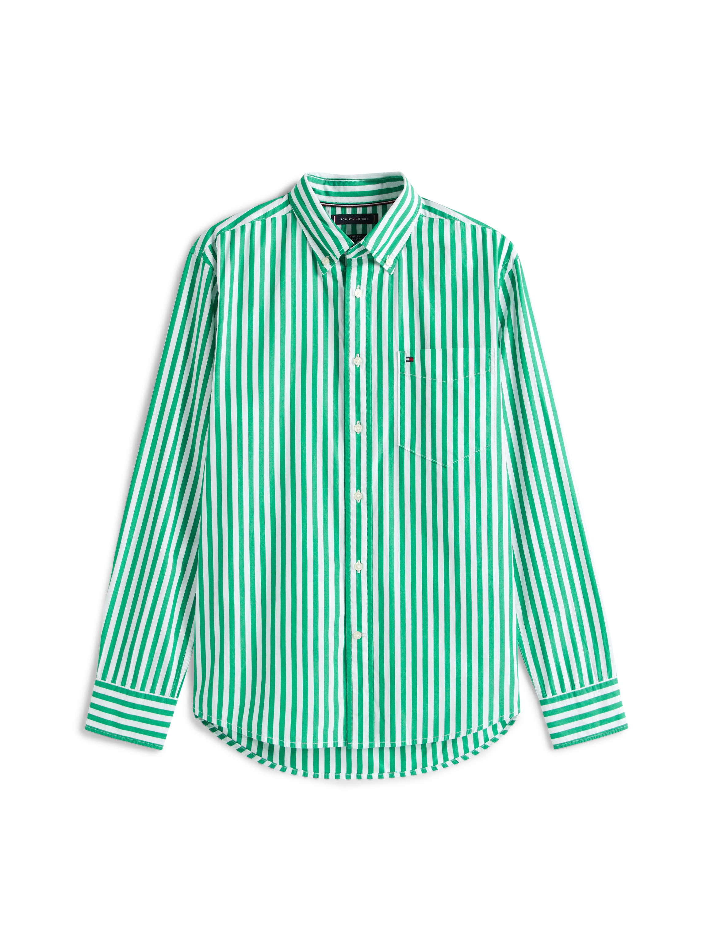 Tommy Hilfiger Langarmhemd »FLEX POPLIN BOLD STRIPE SHIRT«