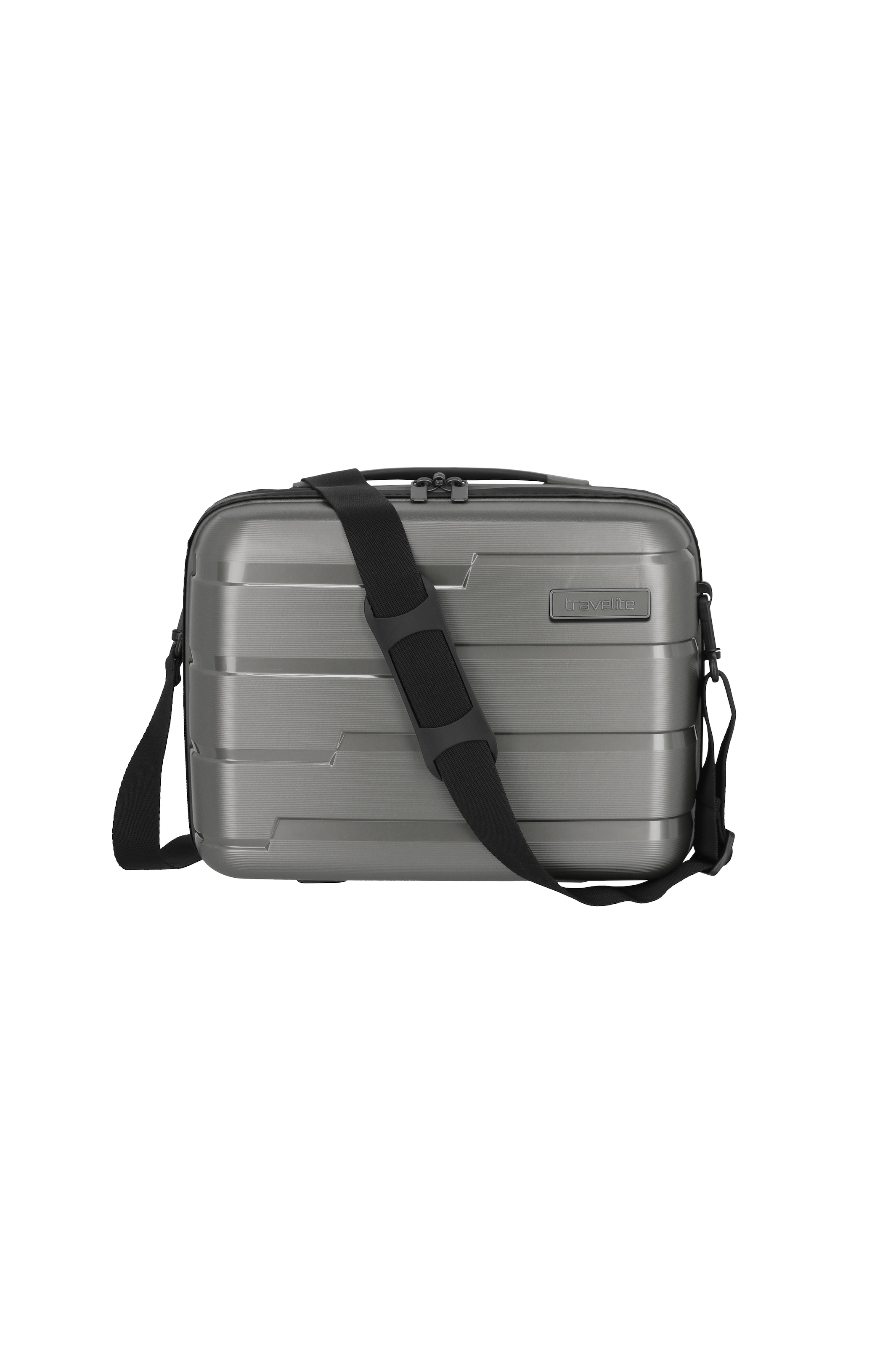 travelite Beautycase »AIR BASE Kosmetikkoffer Hartschale« mit TSA-Schloss und Aufsteckfunktion – robust und leicht