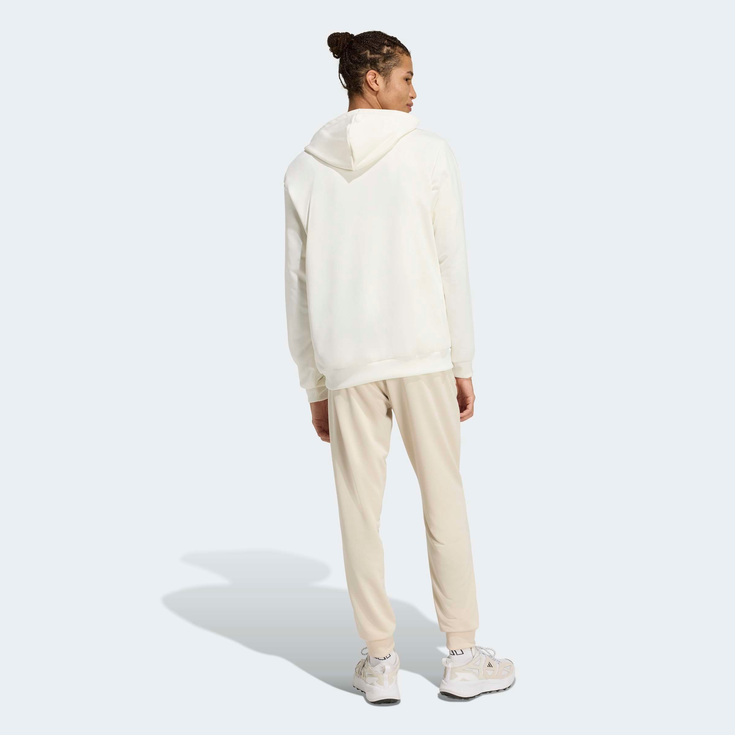 adidas Sportswear Trainingsanzug »BIG LOGO HOODED« 2 tlg. Set aus Hose und Hoodie, aus French-Terry-Material, zweiteilig