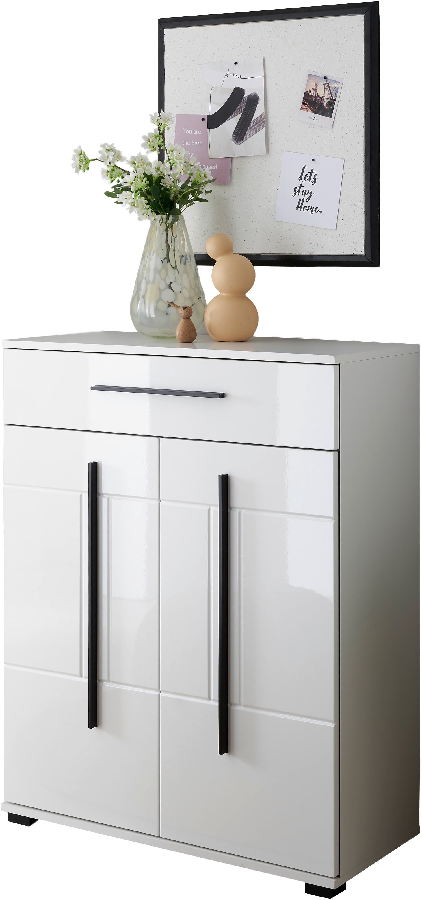 Home affaire Armoire vestiaire »Cantara, Schrank in zwei Farben, modernes Sideboard, Kommode« vielseitig einsetzbar, ausreichend Stauraum, 80 cm breit