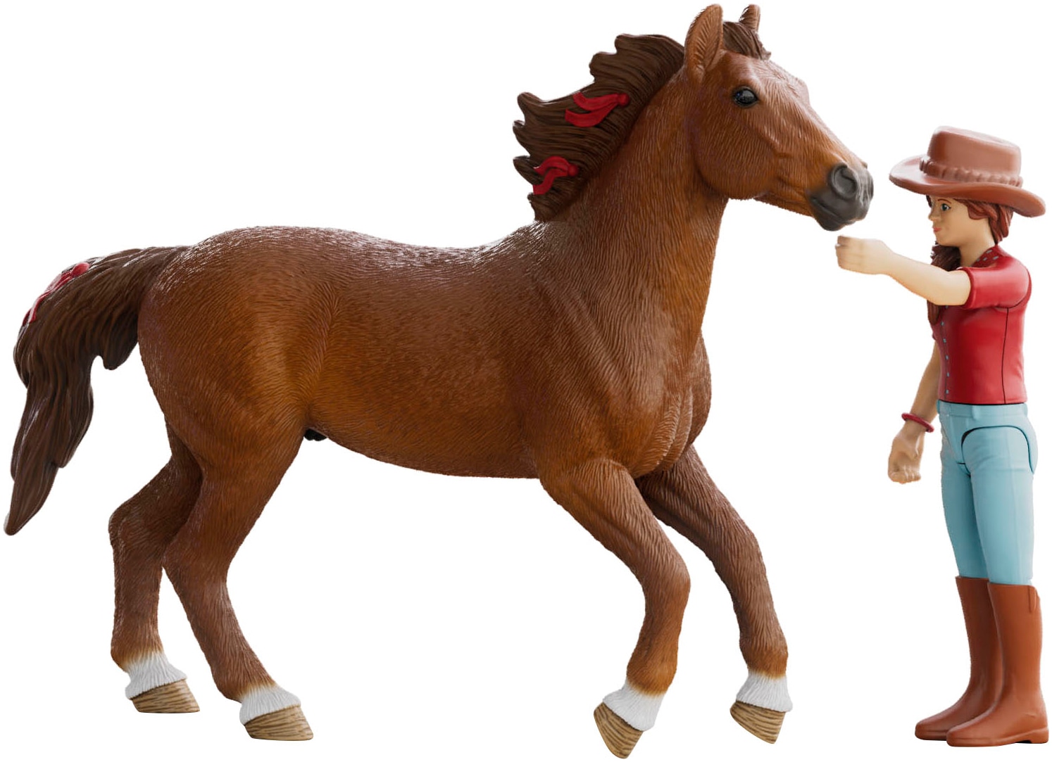 Schleich® Personnage de jeu »HORSE CLUB, Hannah & Cayenne  (42711)« Made in Europe