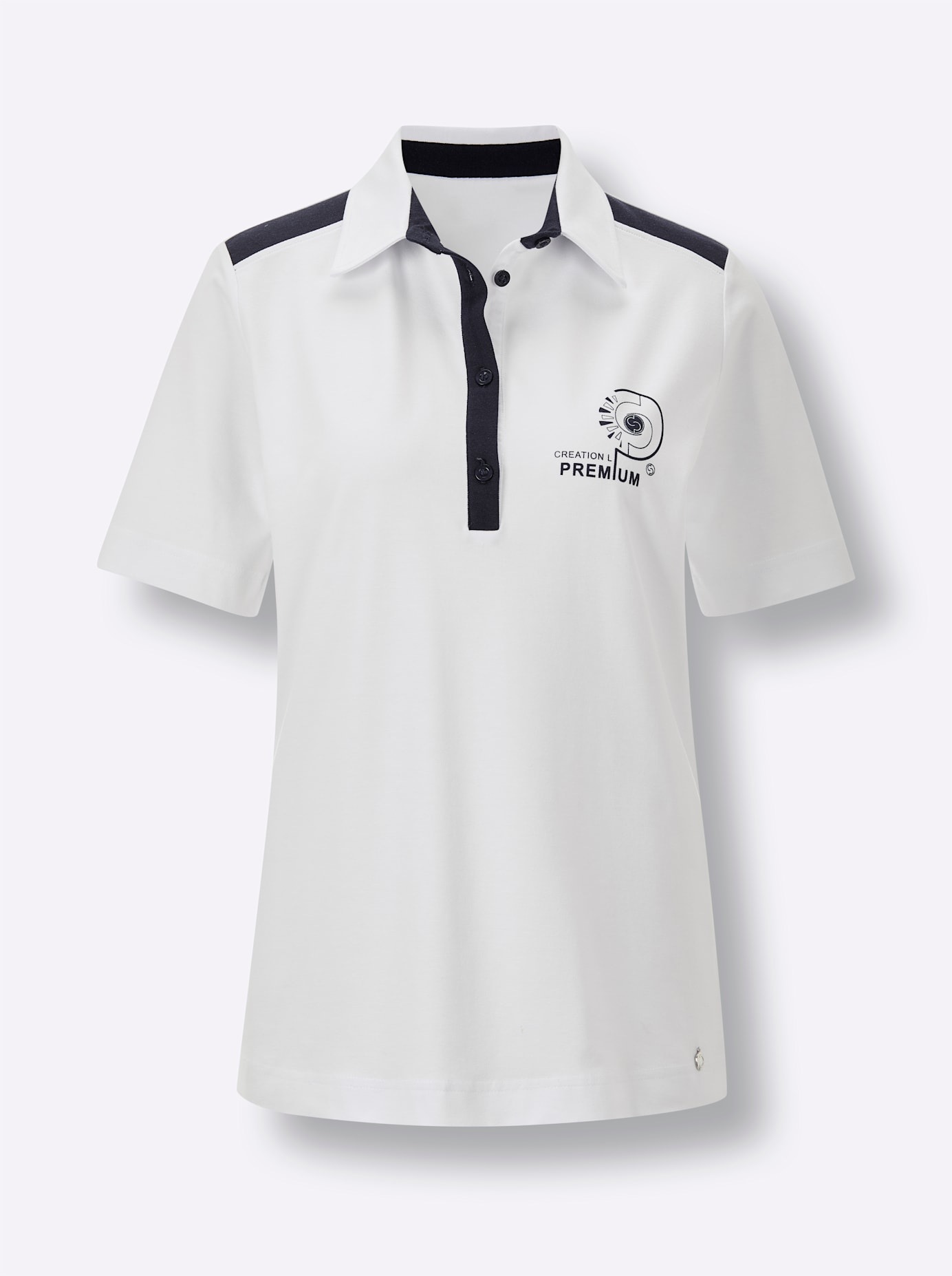 CREATION L PREMIUM Polo »Lyocell-Baumwoll-Poloshirt« 1 pièces