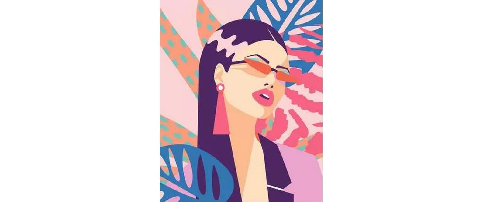Ravensburger Malen nach Zahlen »CreArt Neon Diva 24 x 30 cm«
