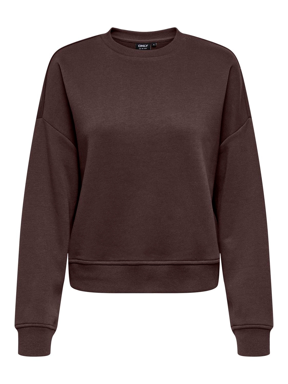 ONLY Sweat-shirt »ONLSWEAT L/S CREW OVERSIZE SWT«, Baumwollmischung, loose fit, Rundhals
