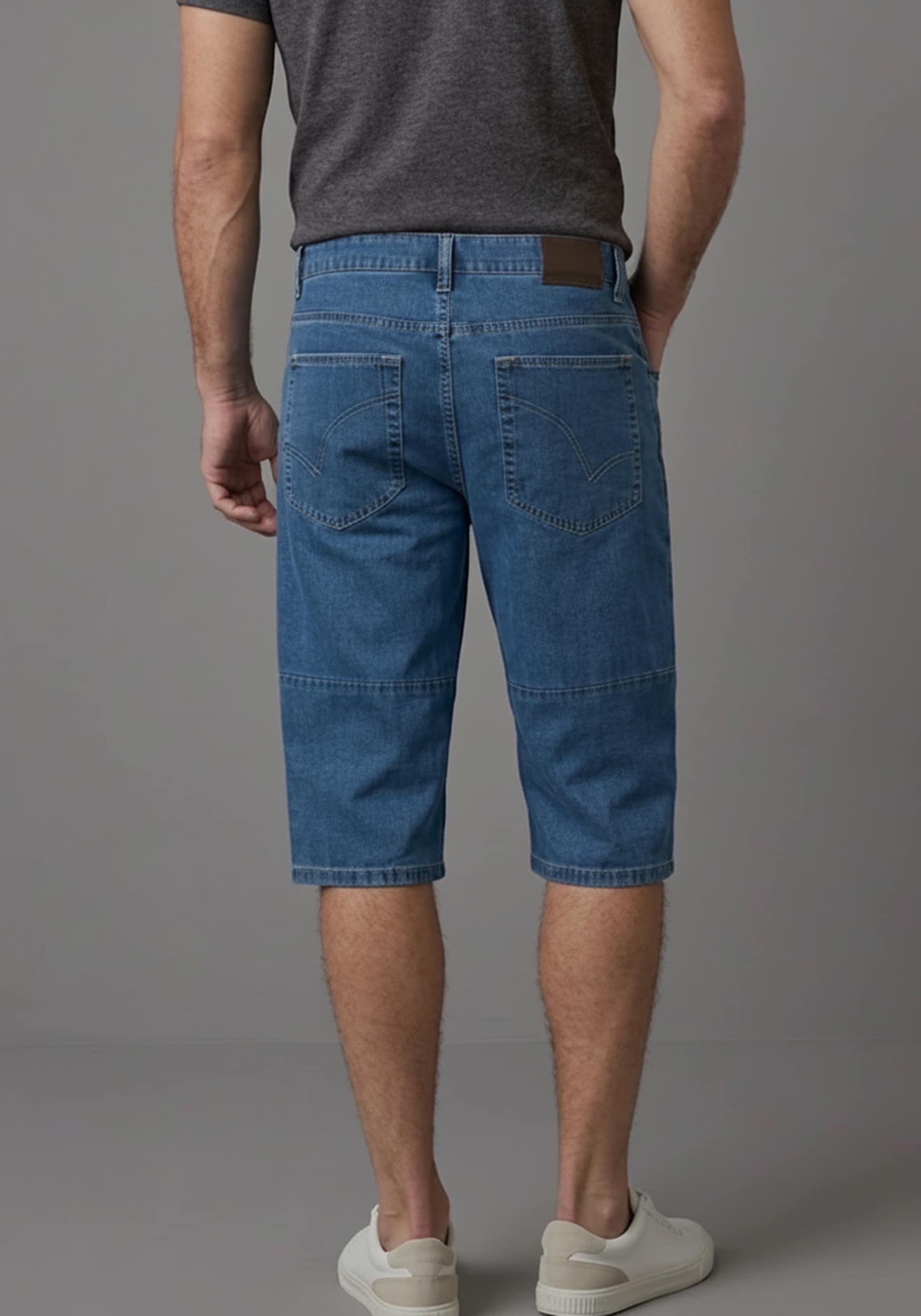 Arizona Bermuda en jean Regular Fit, gerade geschnittenes Bein, niedrige Leibhöhe