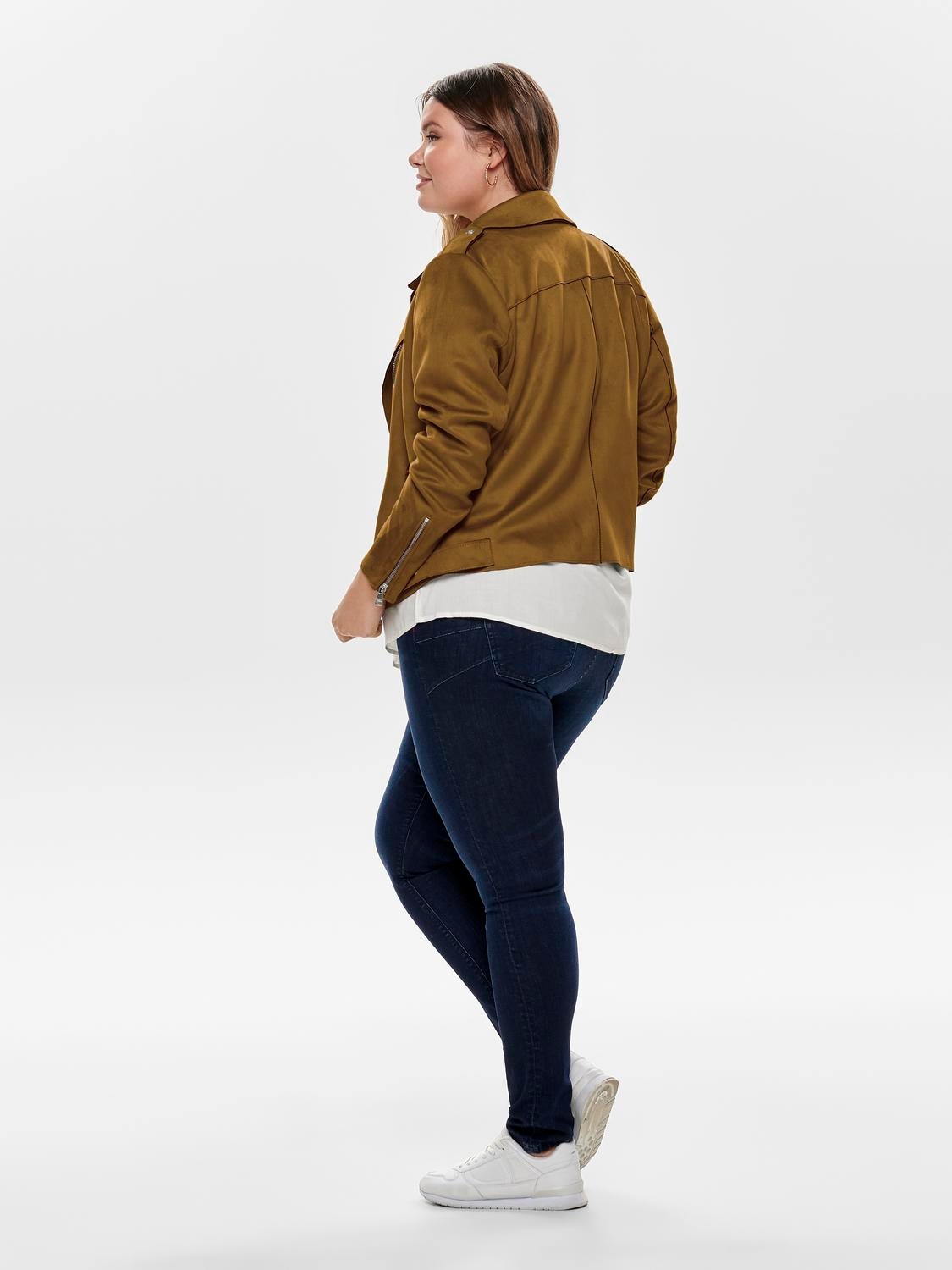 ONLY CARMAKOMA Bikerjacke »CARSHERRY NEW LIFE BONDED BIKER OTW«