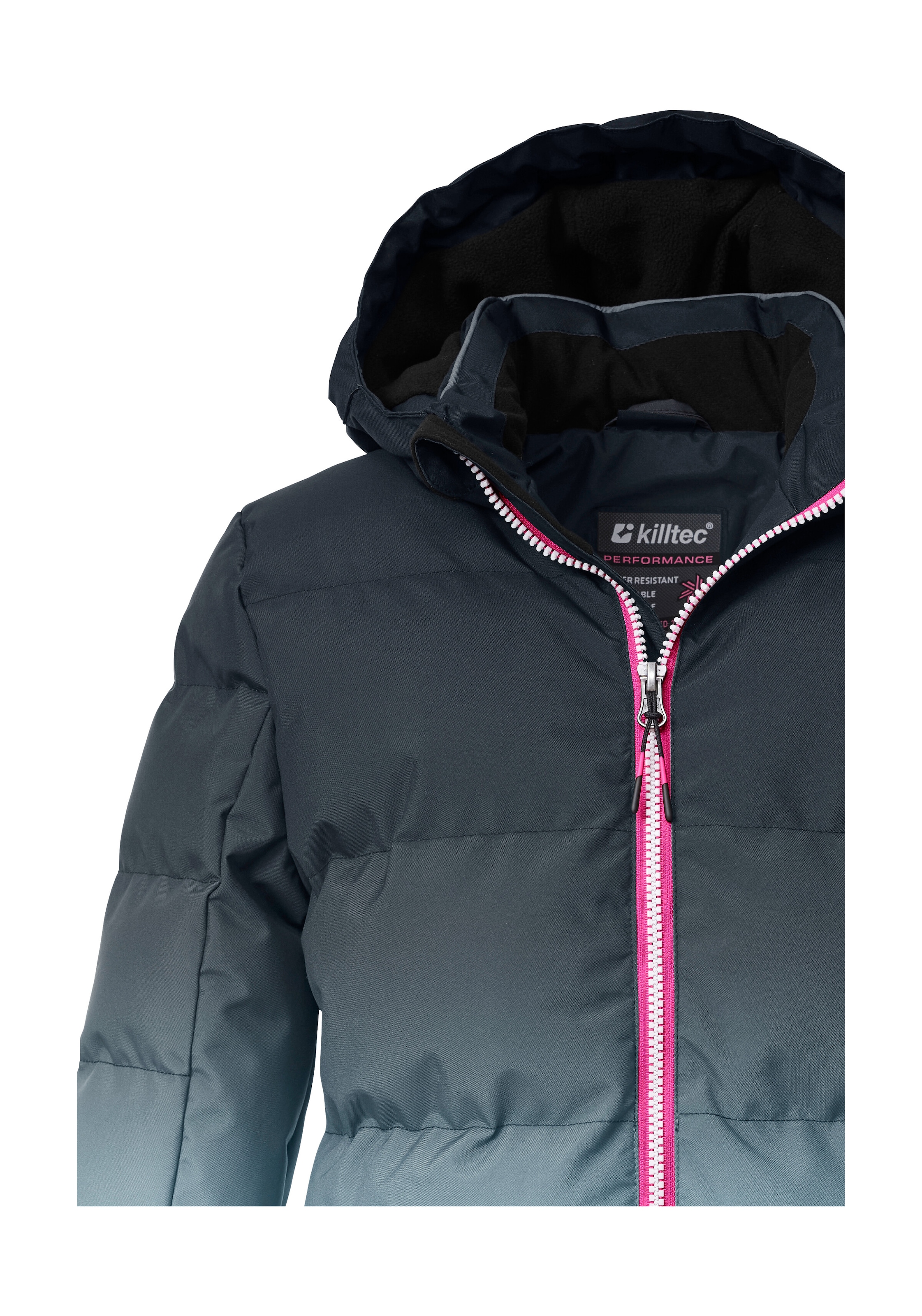 Killtec Skijacke »KSW 330 GRLS SKI QLTD JCKT« Wasserabweisende Winterjacke, atmungsaktiv, verstellbare Kapuze