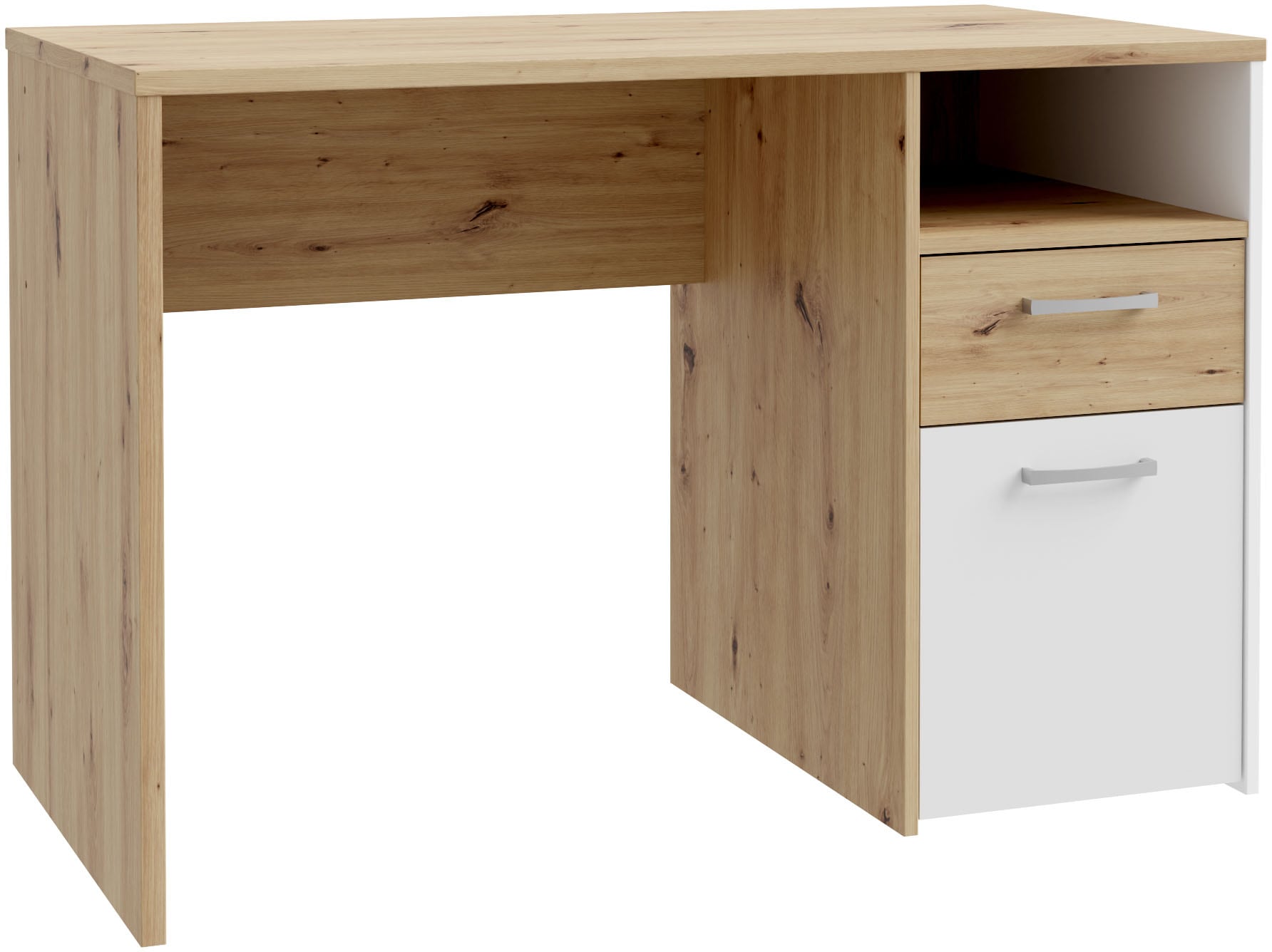 FORTE Schreibtisch »Culgoa« Schreibtisch, Stauraum, Schubkasten, Türe, offenes Fach, pflegeleicht