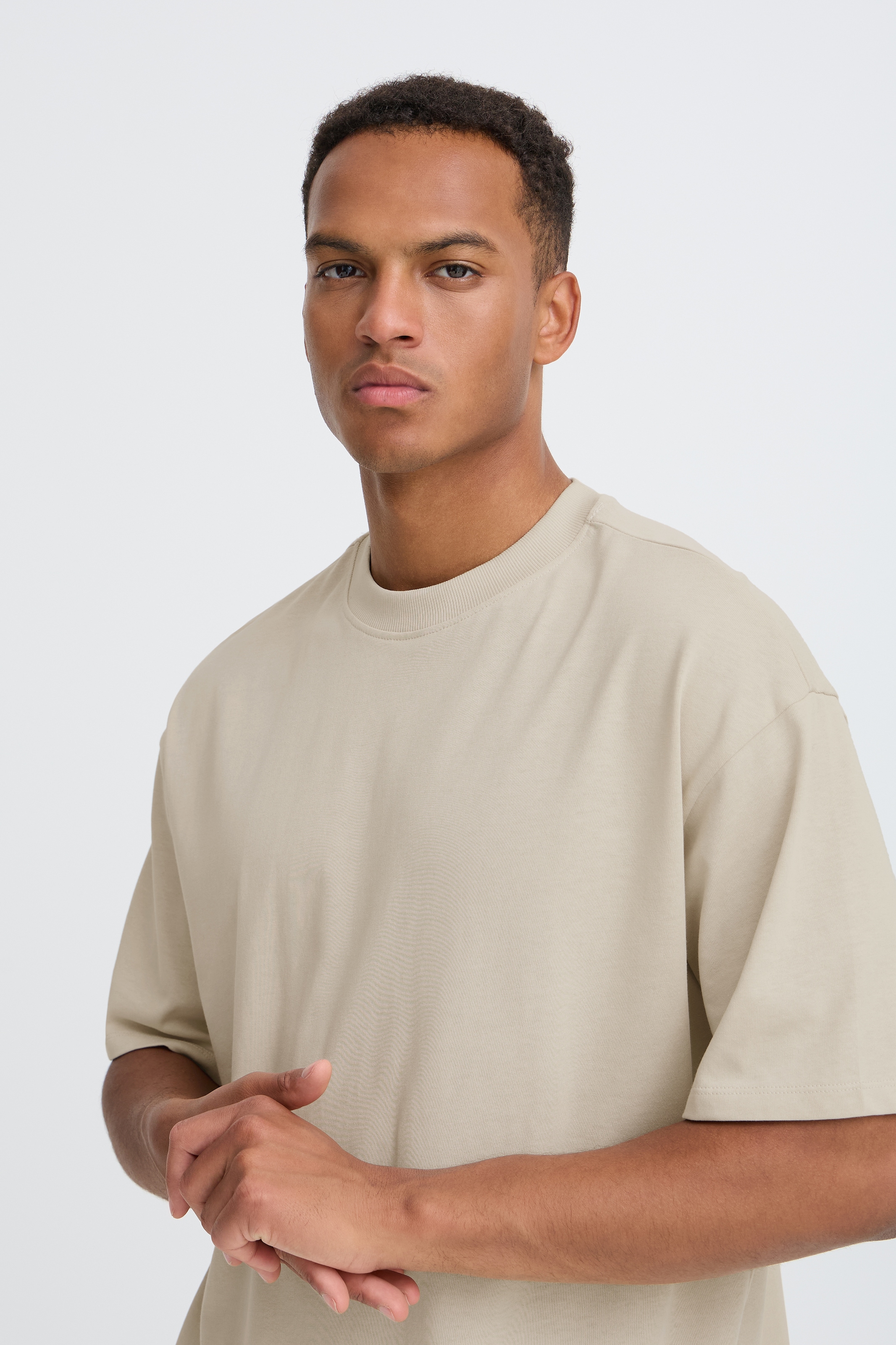 Blend Rundhalsshirt »BHLUCIUS S/S WASH PRINT TEE« Baumwolle, relaxed fit