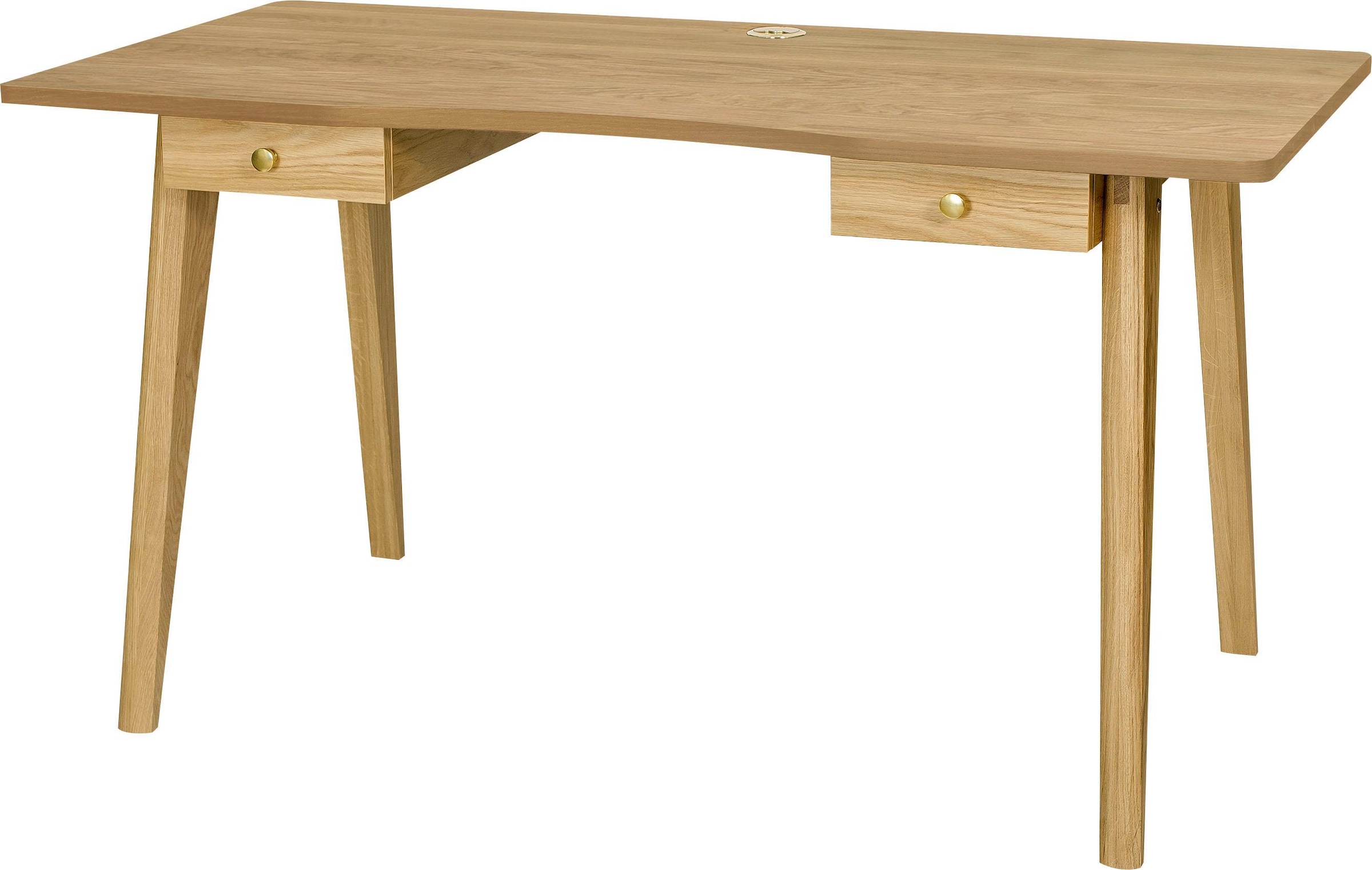 Woodman Bureau »Nice« ,  design scandinave, pieds de table en chêne massif, FSC®