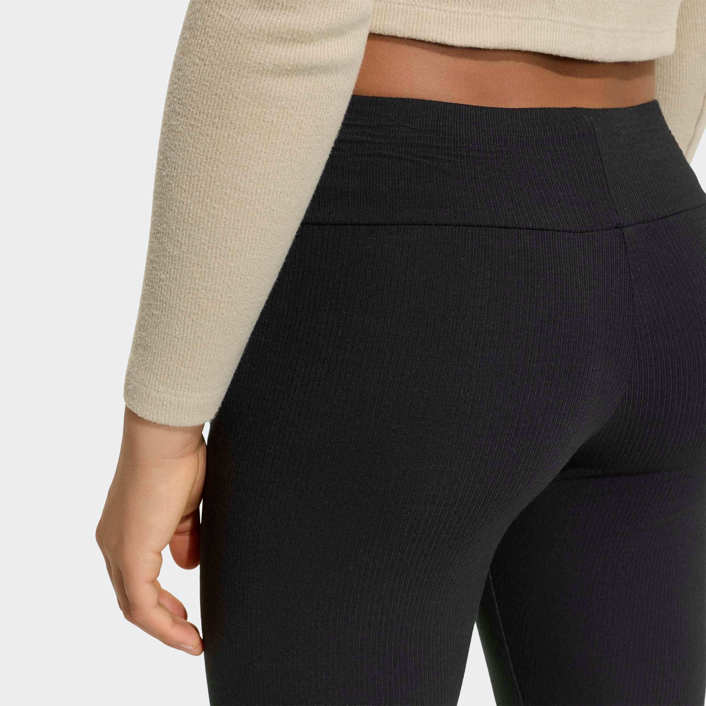 adidas Originals Leggings »MINI RIB, MITTELHOHER BUND«