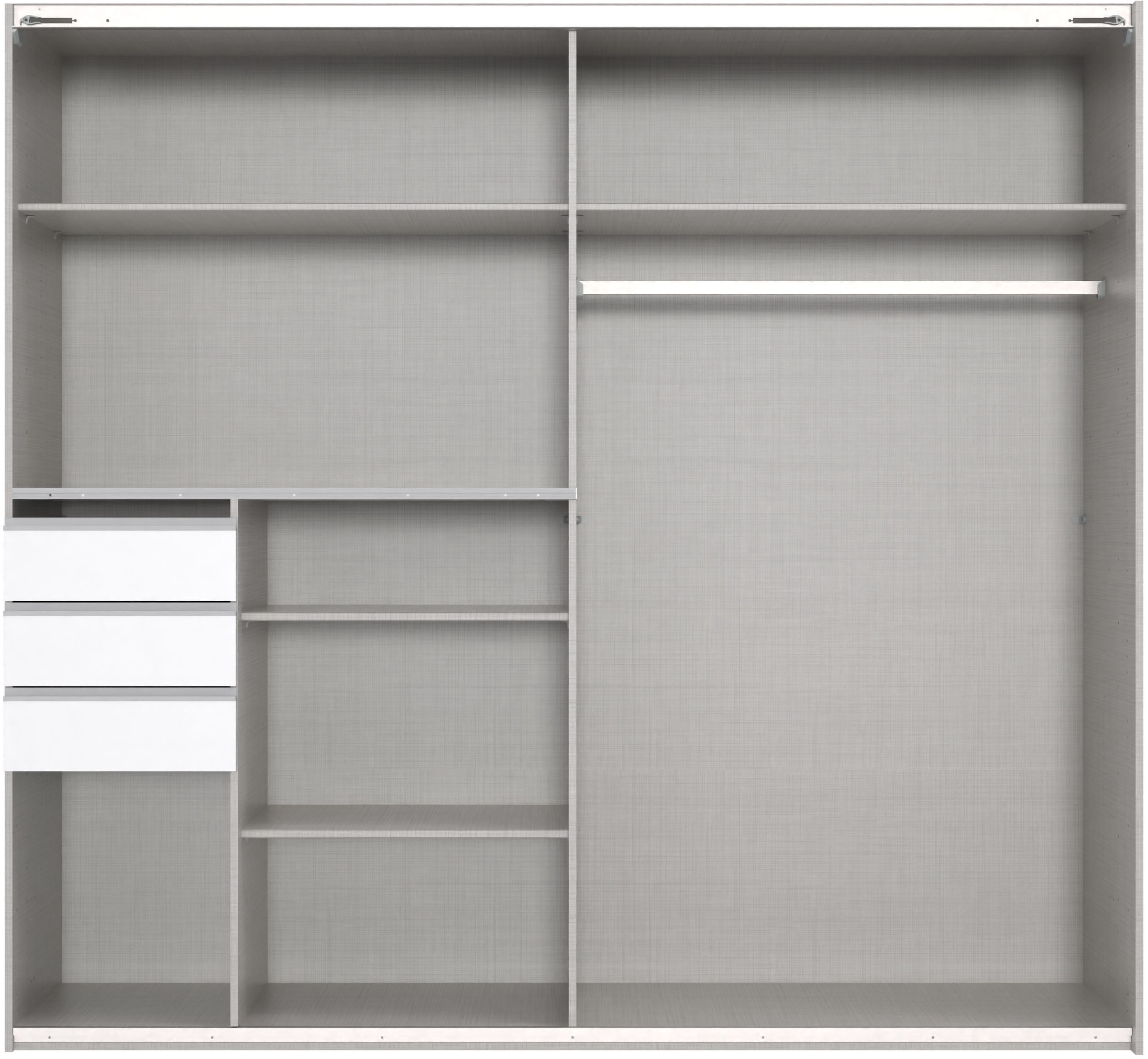 Wimex Schwebetürenschrank »Saigon« mit Spiegeltür, 2 Türen, 225cm breit