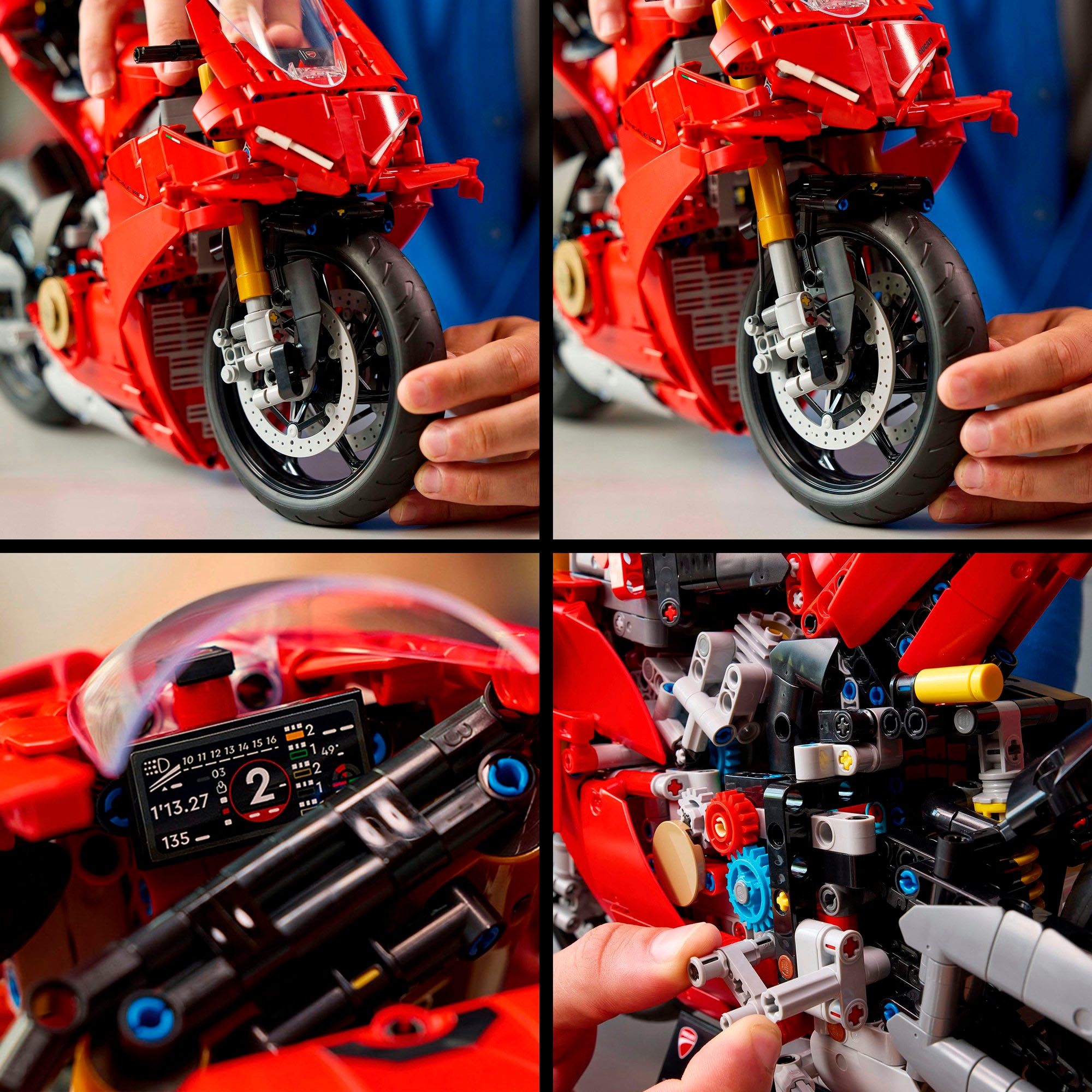 LEGO® Konstruktionsspielsteine »Ducati Panigale V4 S Motorrad (42202), LEGO Technic« Made in Europe