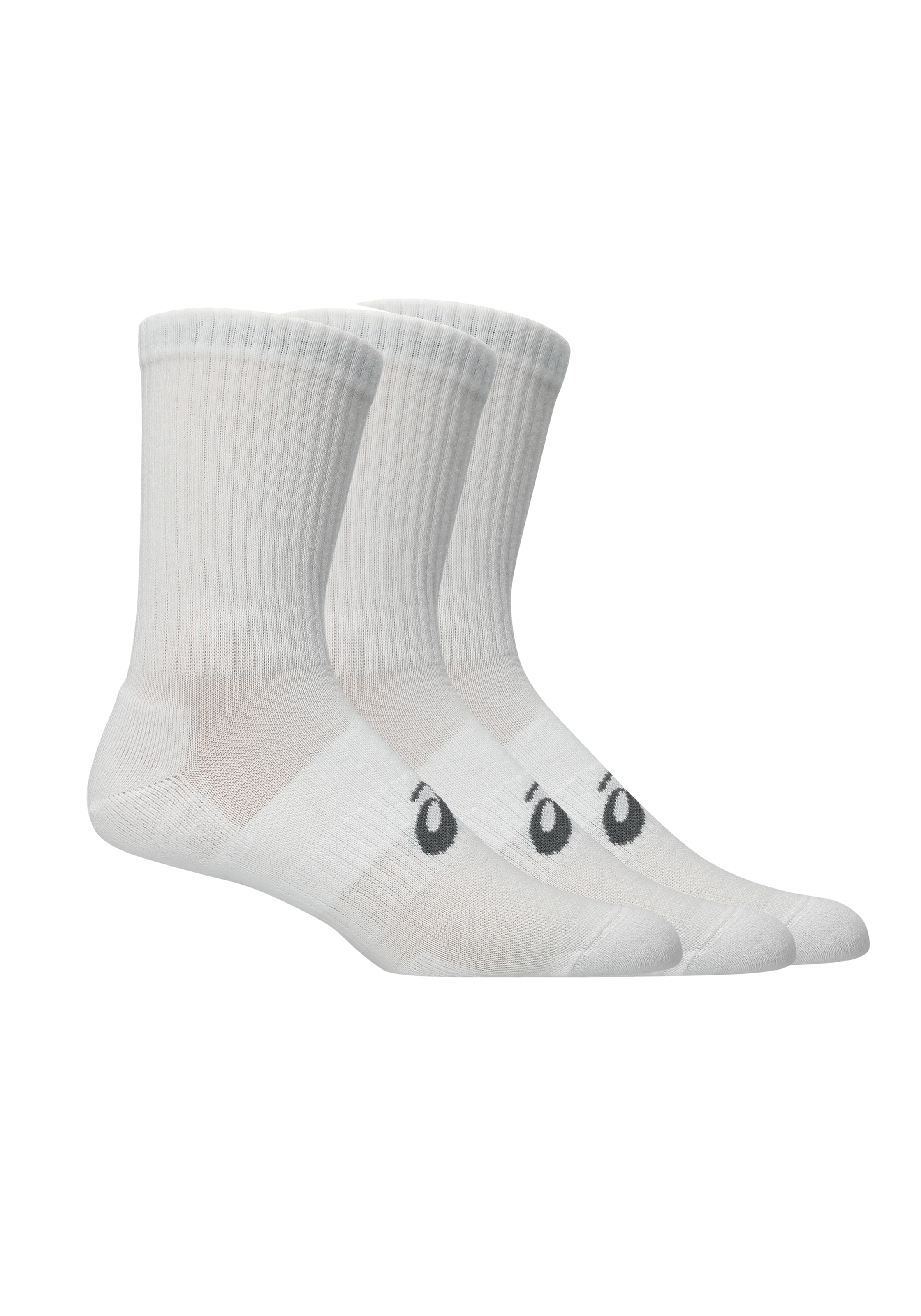 Asics Chaussettes de course »3 PACK CREW SOCK« Respirant, semelle amortissante, coupe anatomique