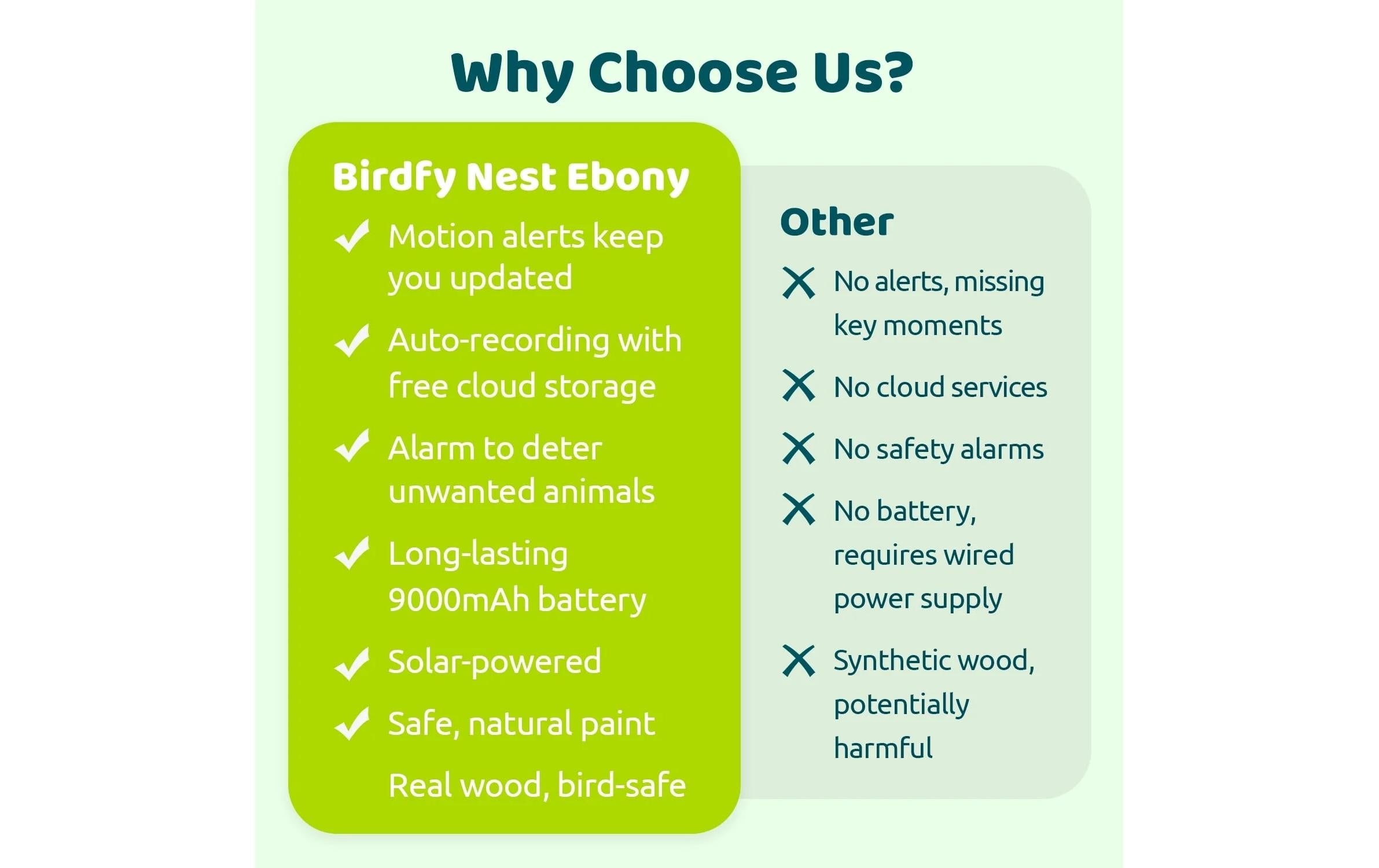 Birdfy Maison des oiseaux »Nistkasten mit Kamera und Solar«