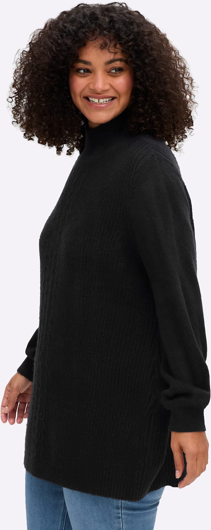 sheego by Joe Browns Pull à col montant »Pullover«
