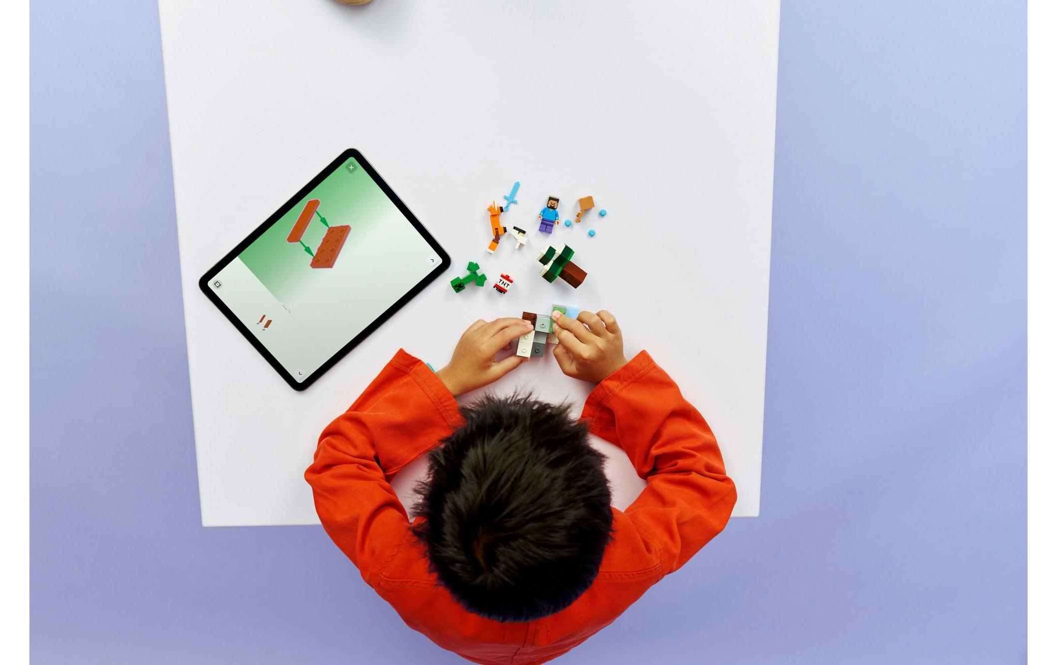   Konstruktionsspielsteine »Minecraft Steves Abenteuer in der Taiga 21583« Kategorie: Fantasy-Welt