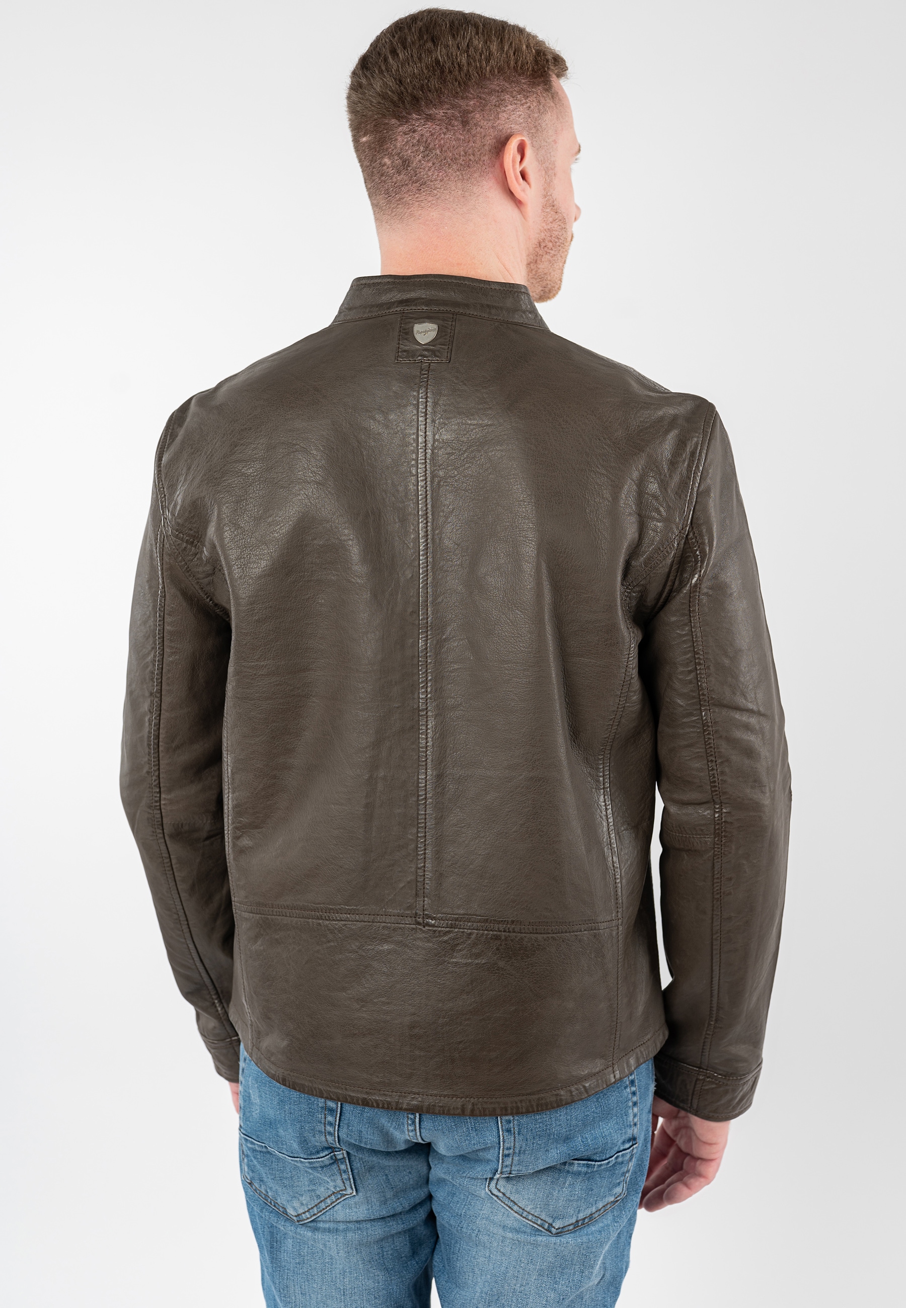 Mauritius Lederjacke »MMBounto« mit Stehkragen