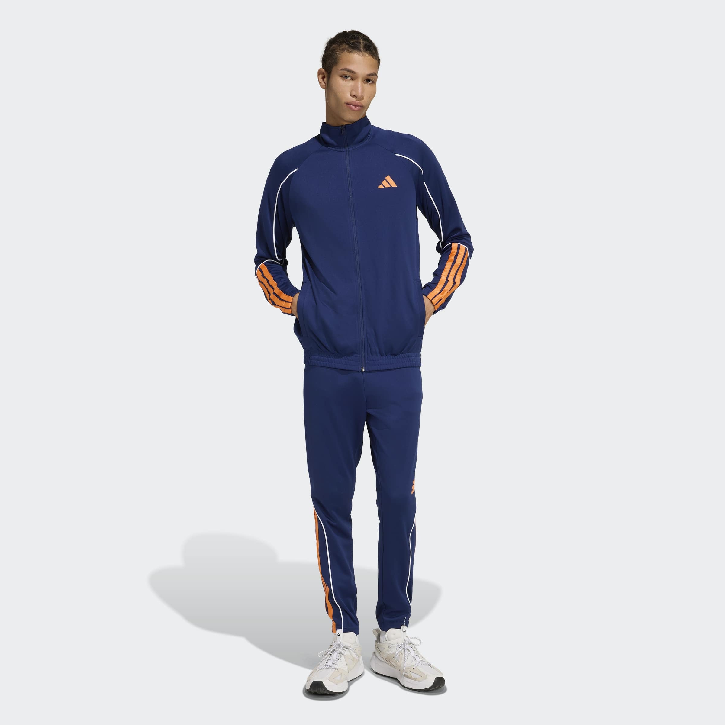 adidas Sportswear Combinaison d'entraînement »STADIUM 3-STREIFEN« 2 pièces zweiteiliges Set aus Jacke und Hose, aus leichtem Polyester