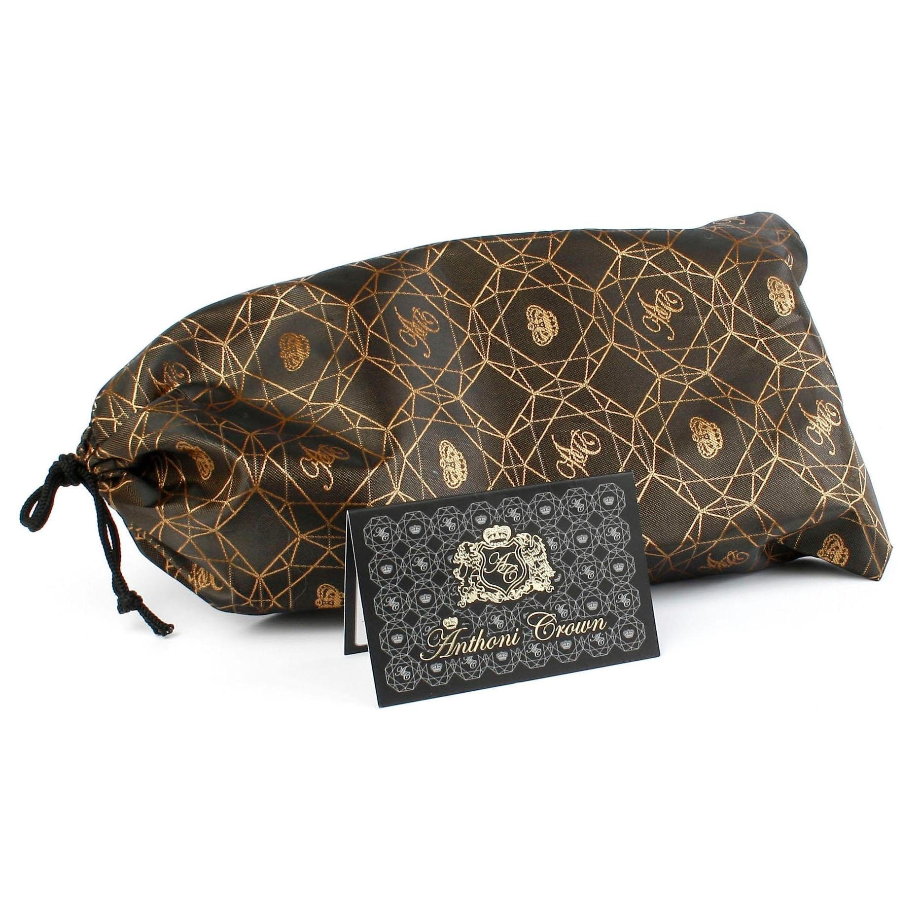 Anthoni Crown Ledergürtel Vollleder, Schnalle gebürstet, leicht genarbt