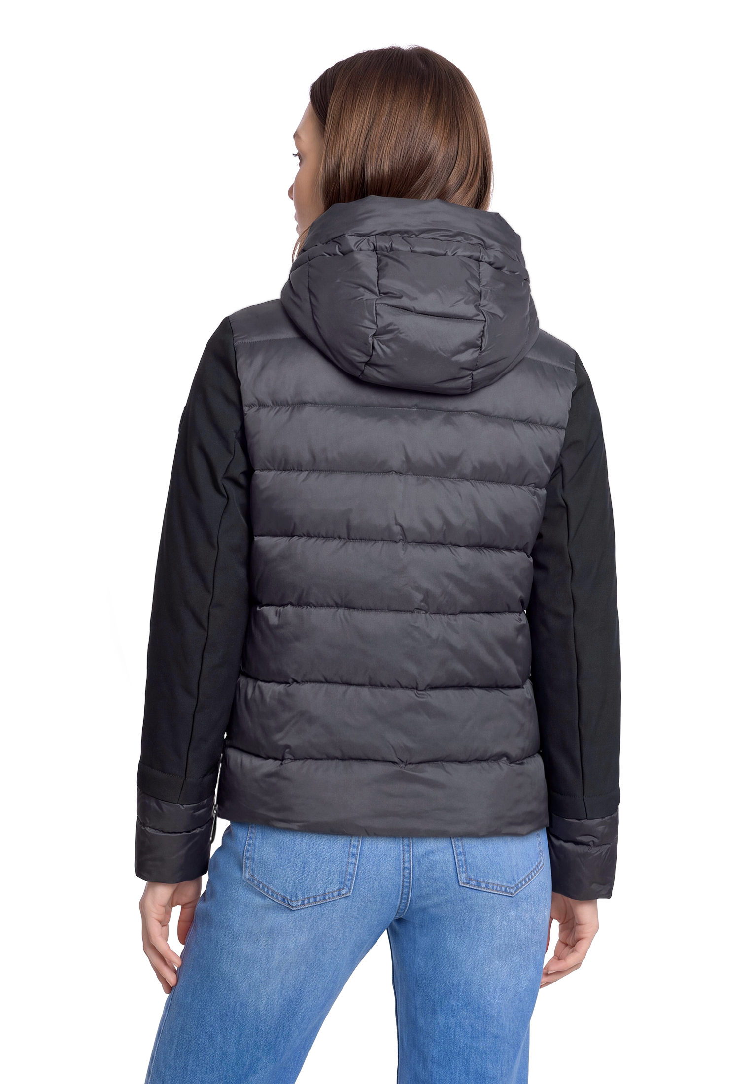 Gil Bret Steppjacke mit Kapuze mit Kapuze und Kordelzug