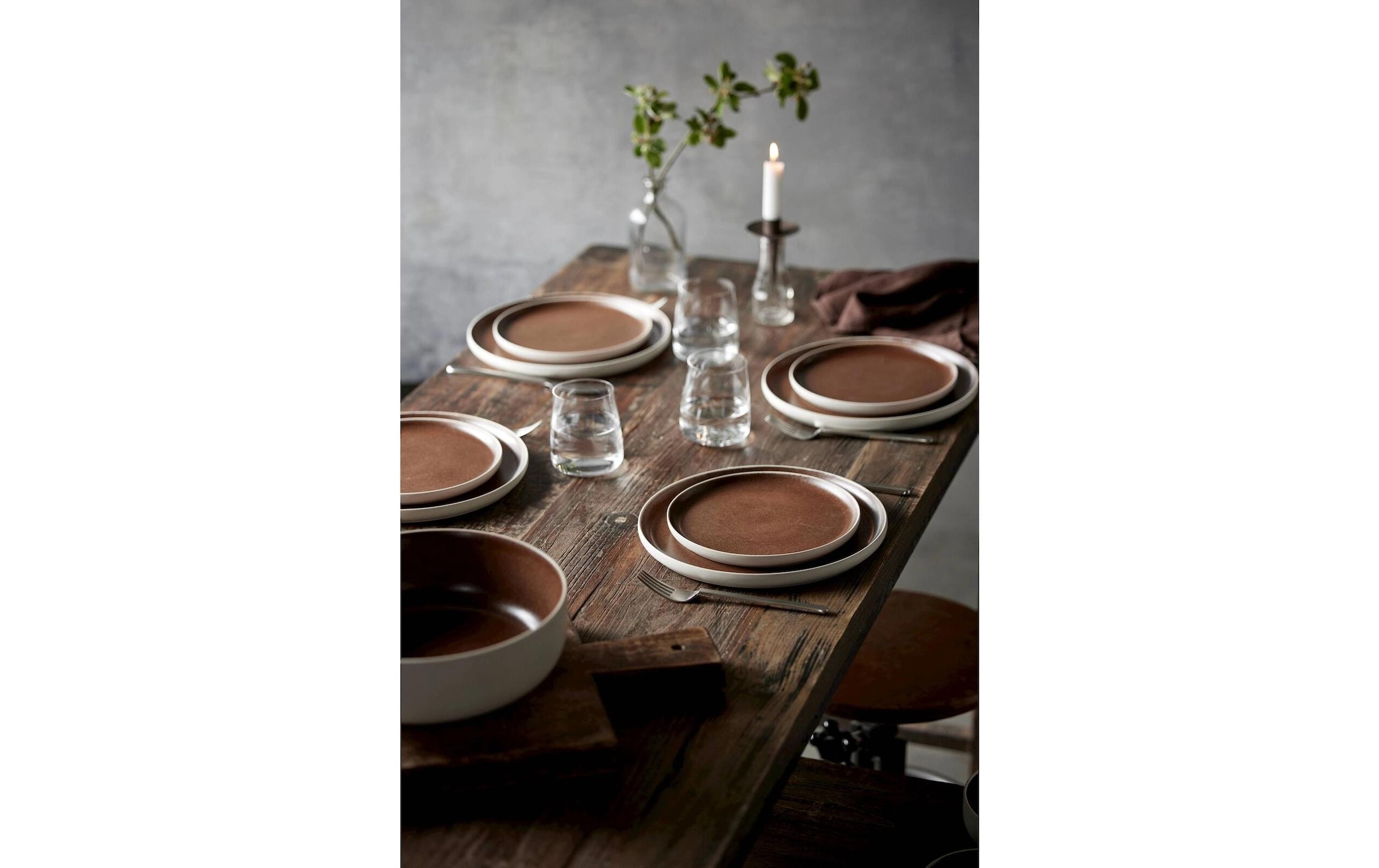   Schale »Studio Round North 25 cm, 1 Stück« aus Steingut