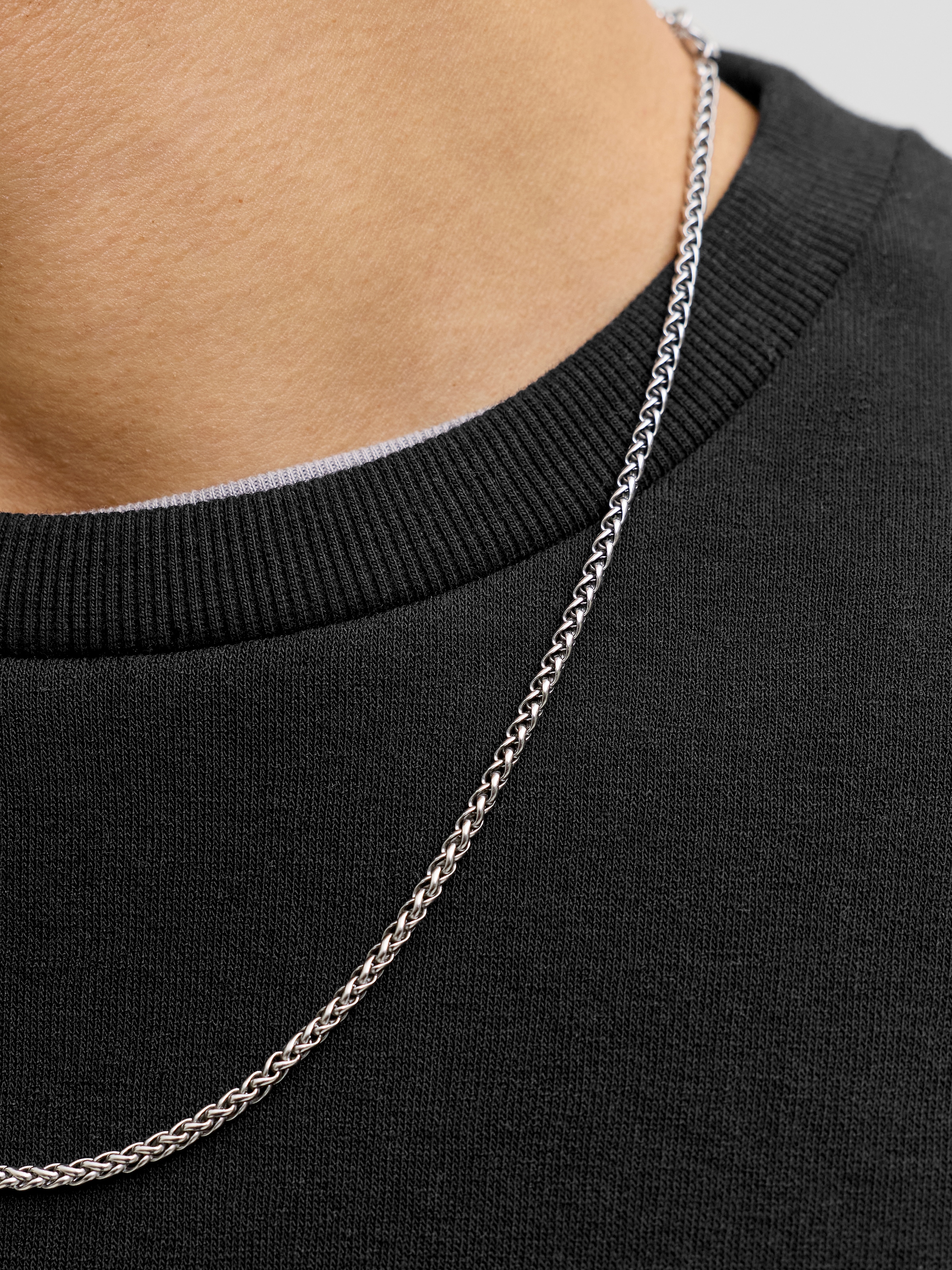 Jack & Jones »JJEBRADLEY  mit Rippbündchen für Alltag und Freizeit«, Materialmix, relaxed fit
