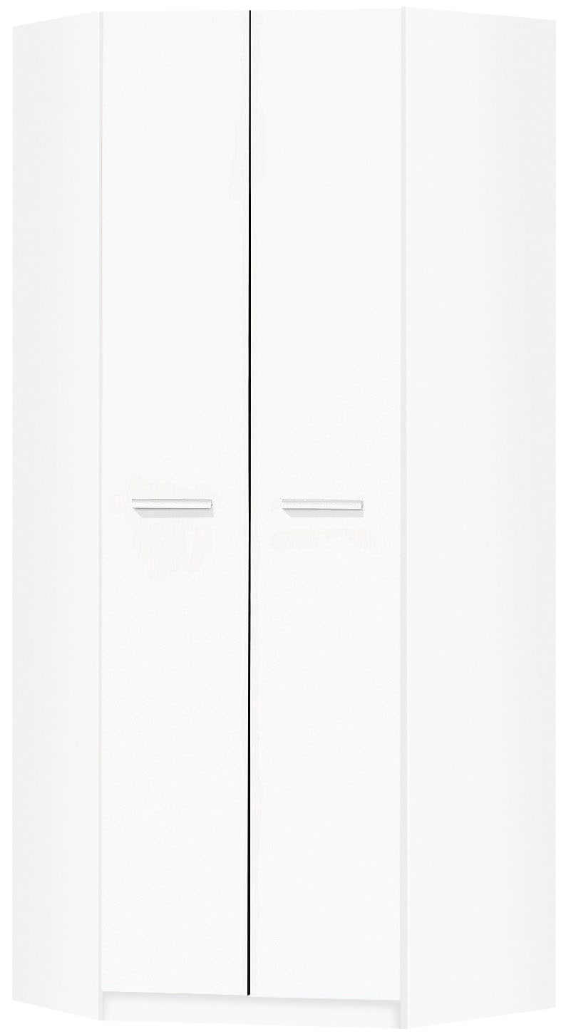 priess Armoire d'angle »Barcelona Kleiderschrank Ecklösung Raumwunder« en 2 profondeurs Armoire d'angle Armoire Vestiaire