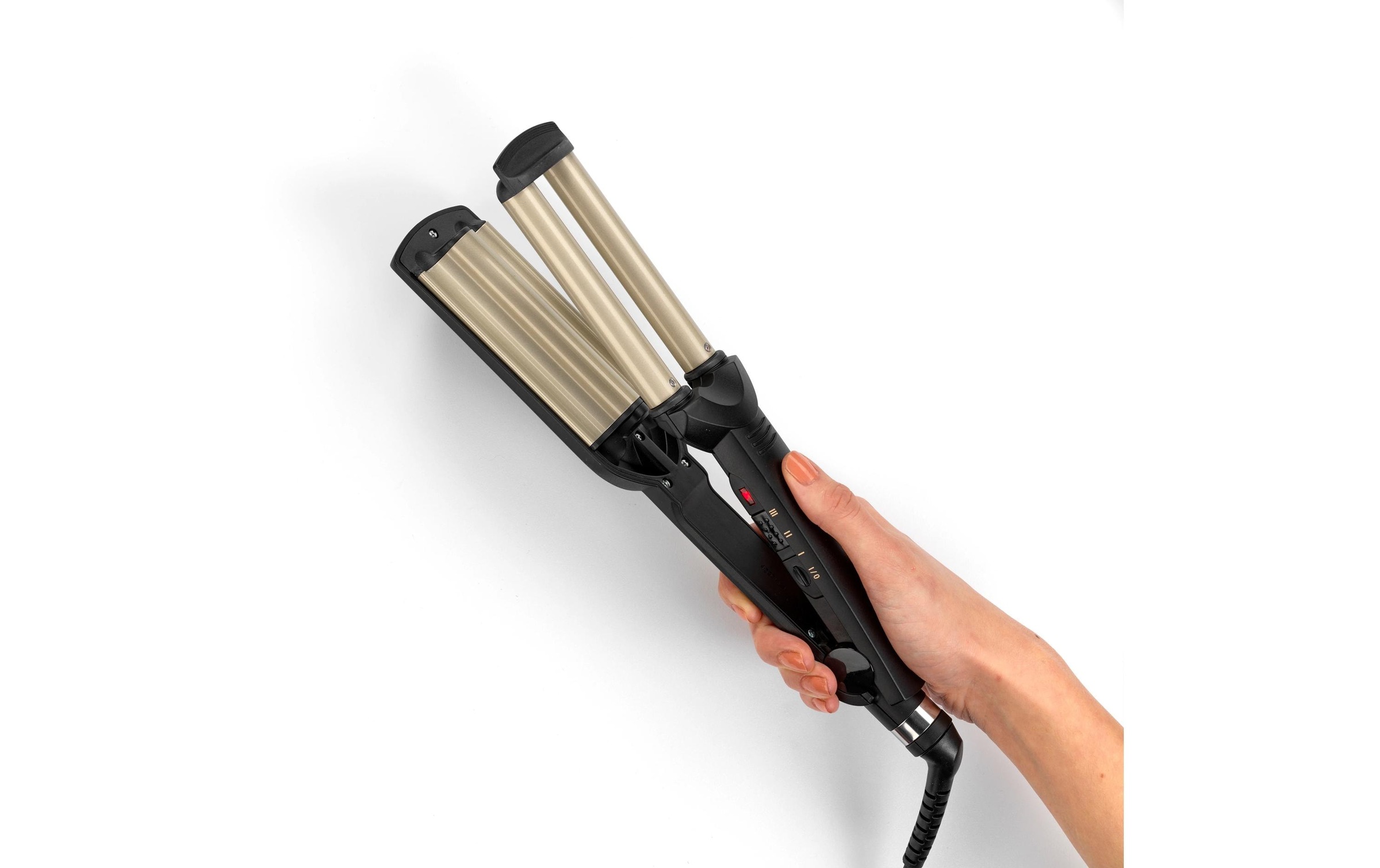 BaByliss Welleneisen »BaByliss Easy Waves Welleneisen mit Titan-Keramik, Lockenstab, C260E« Titanium-Keramik-Beschichtung Styler für Beachwaves und Wellen, 3 Temperaturstufen bis 200 °C