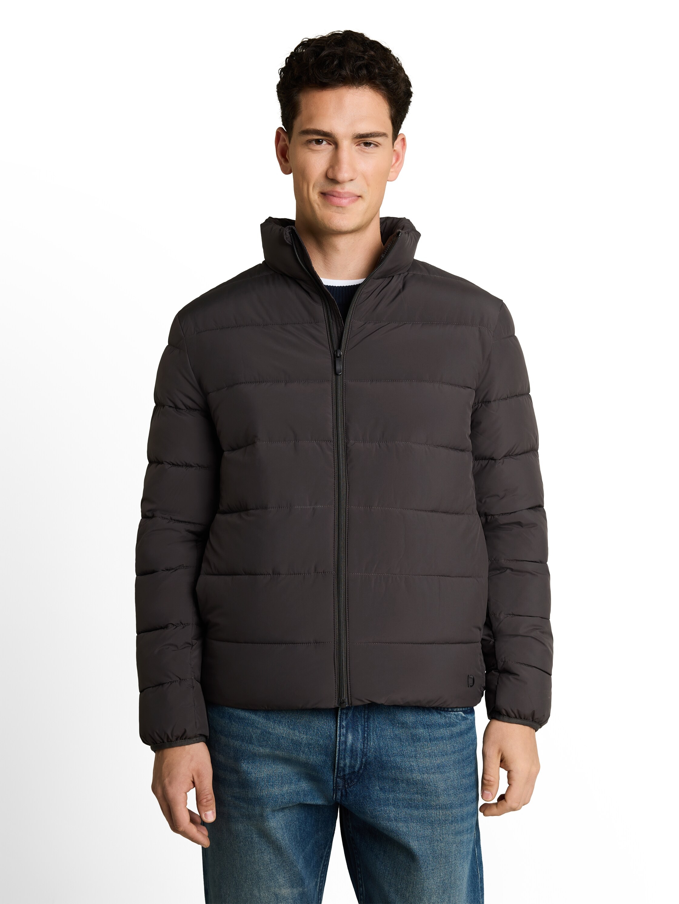 TOM TAILOR Denim Veste matelassée avec fermeture éclair, en polyester