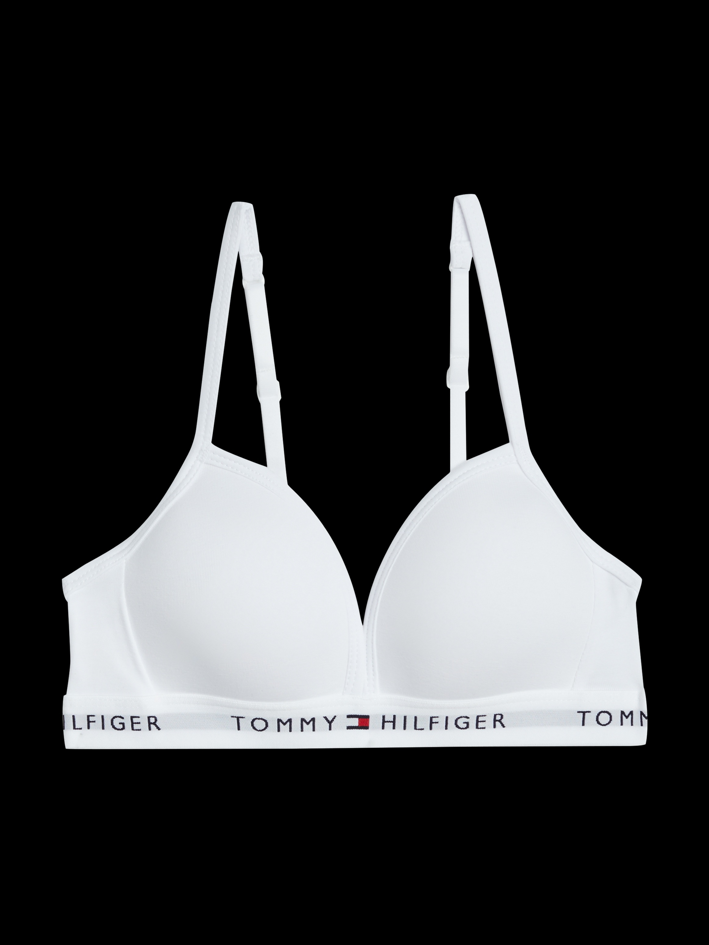 Tommy Hilfiger Underwear Triangel-BH mit Logoschriftzug