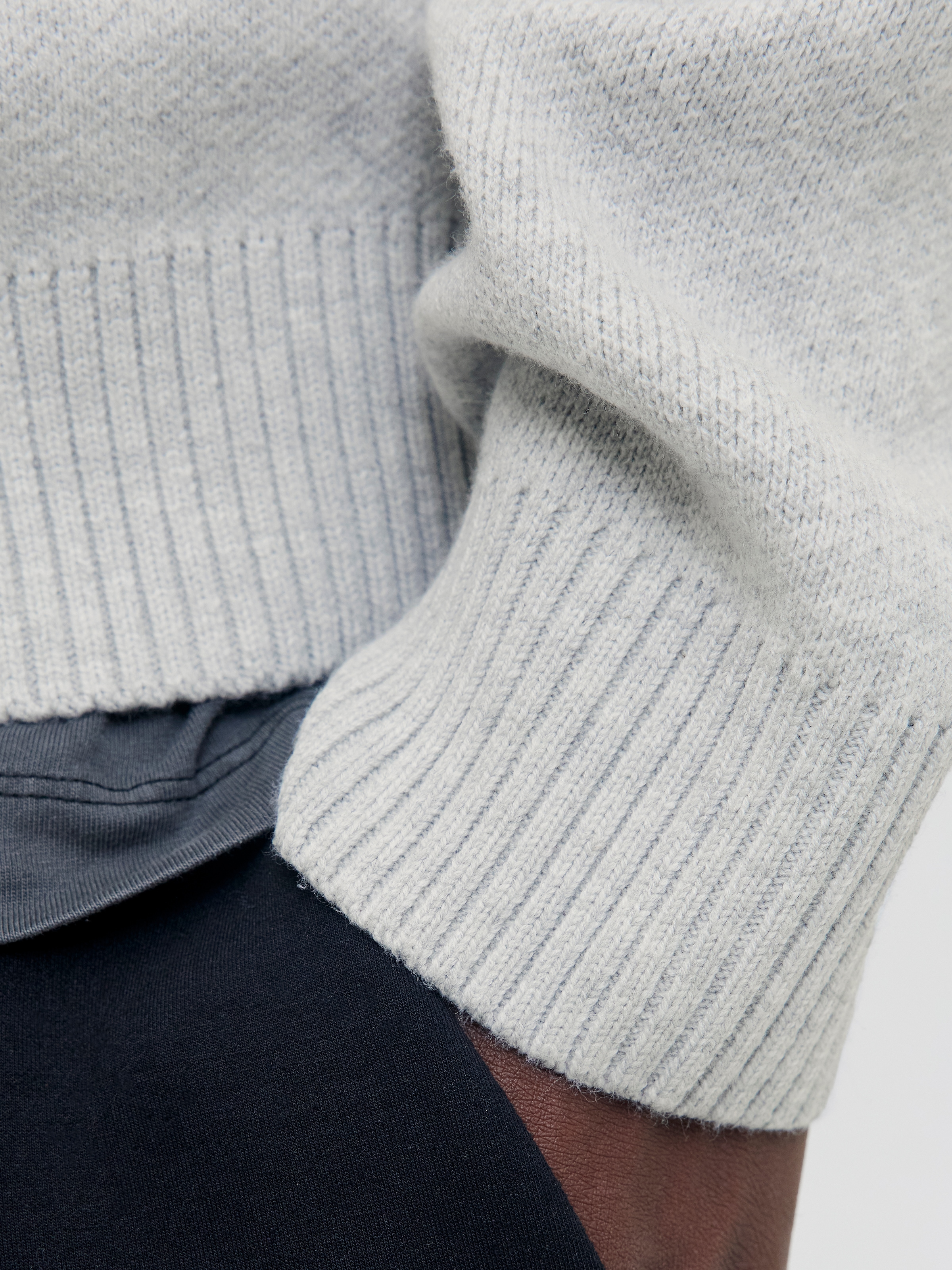 Jack & Jones Strickpullover »JCOCOVER KNIT SPLIT NECK POLO«