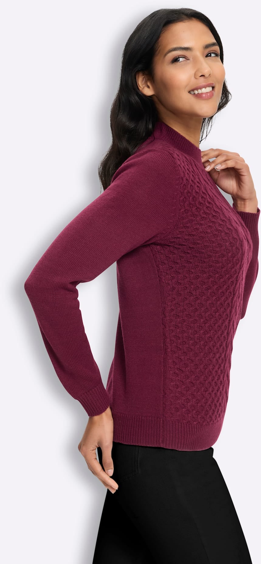 Classic Basics Pull à col montant »Stehkragen-Pullover«