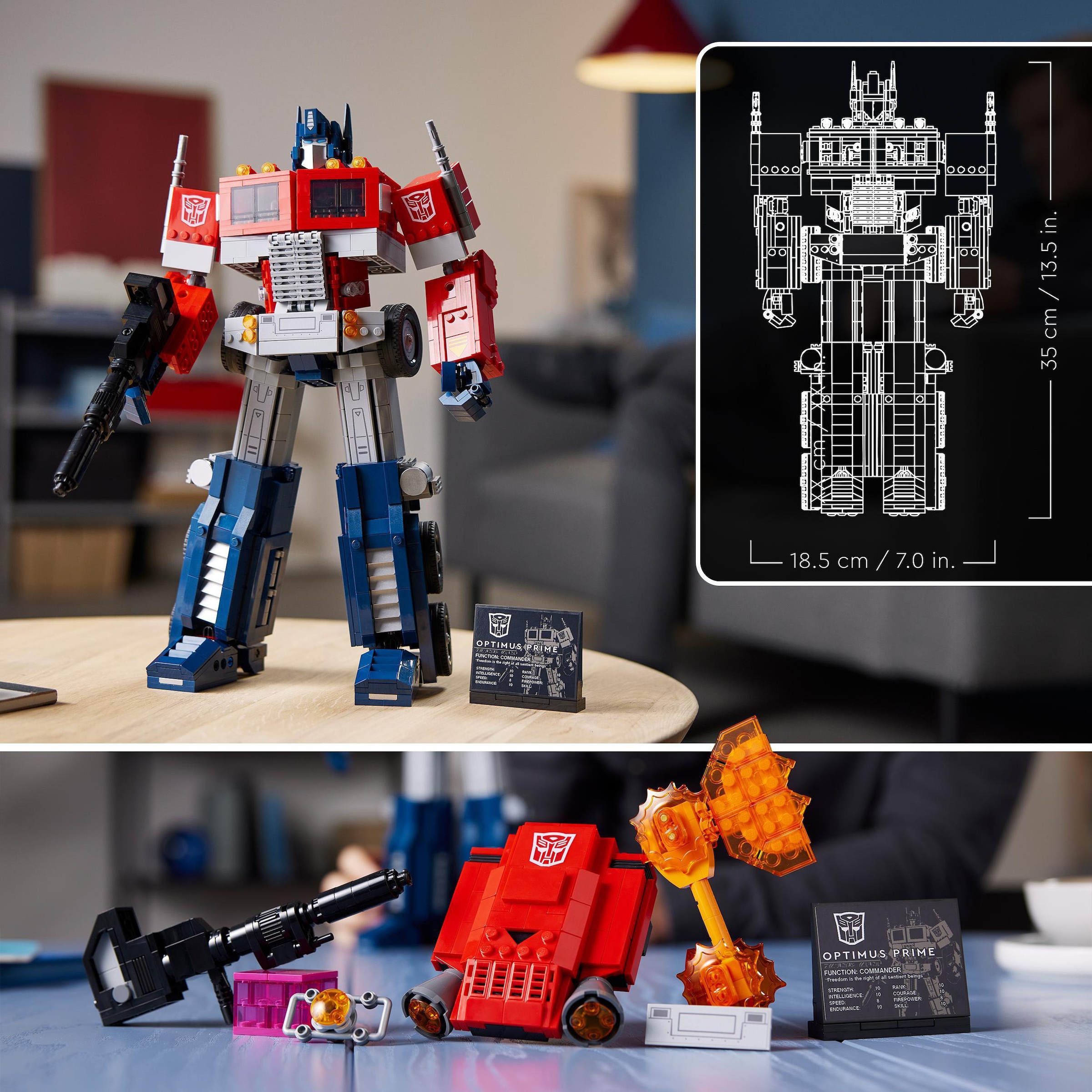 LEGO® Konstruktionsspielsteine »Optimus Prime (10302), LEGO® Icons« Made in Europe