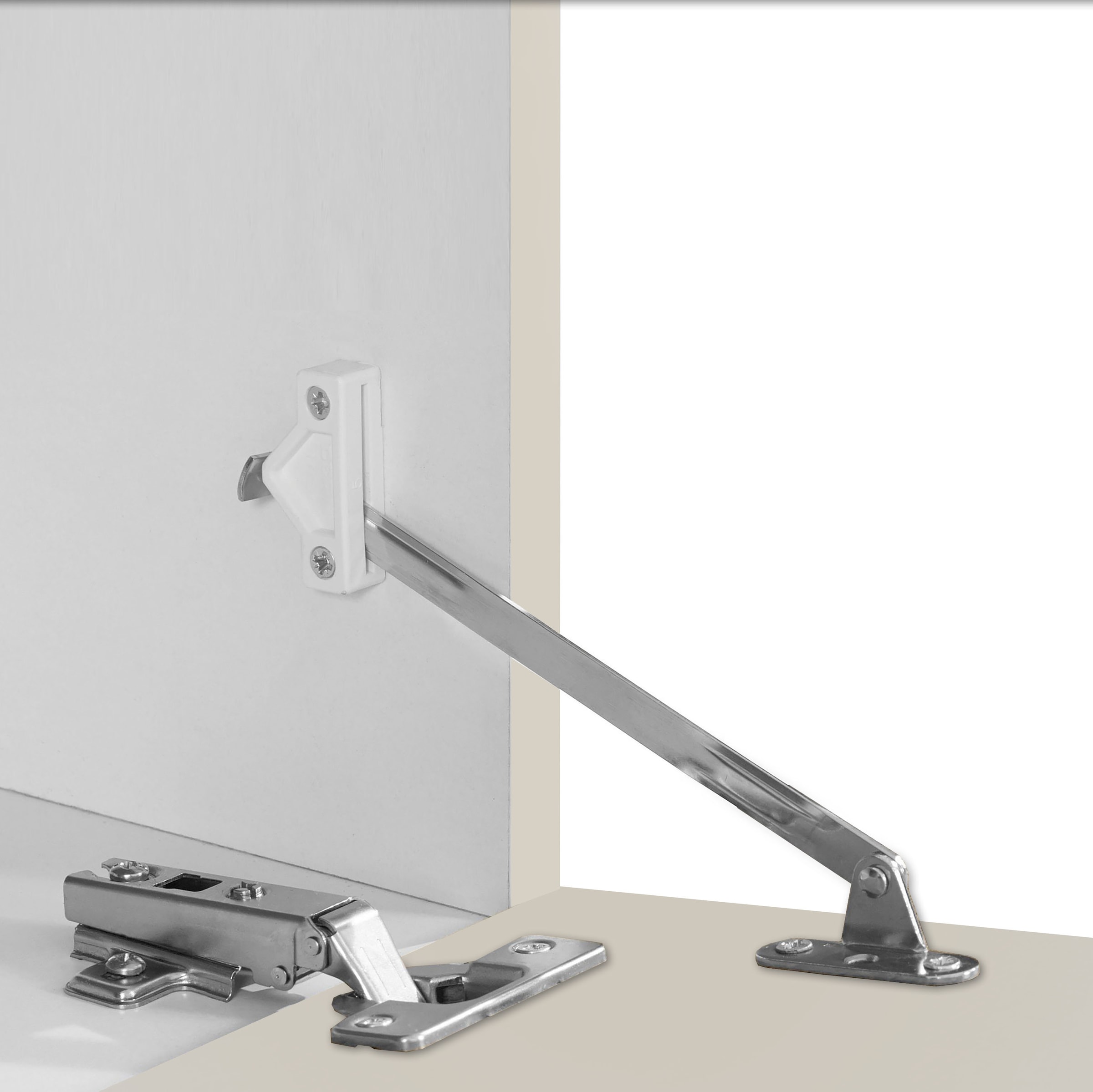 Home affaire Table basse »REAL TV-Möbel, 240 cm breit, 40/60 cm hoch, Hochglanz oder matt« mit 2 abgerundeten Türen, 1 Klappe, die ein ovales offenes Fach bilden