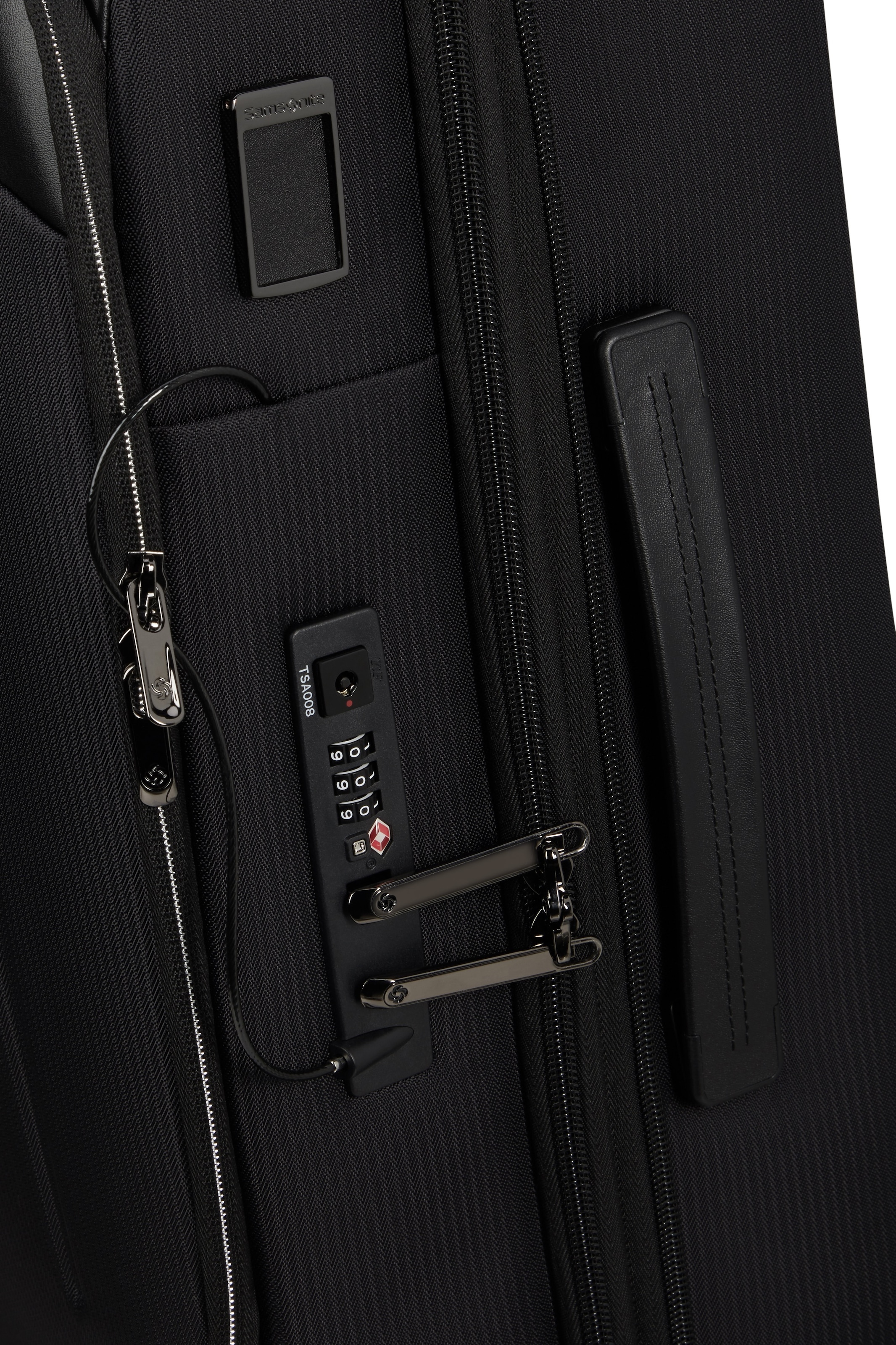Samsonite Trolley à bagages souples »SPLENDIX, verschiedene Grössen« 42 litre 4 Rollen extension de volume, avec sangles de compression et compartiments à fermeture éclair