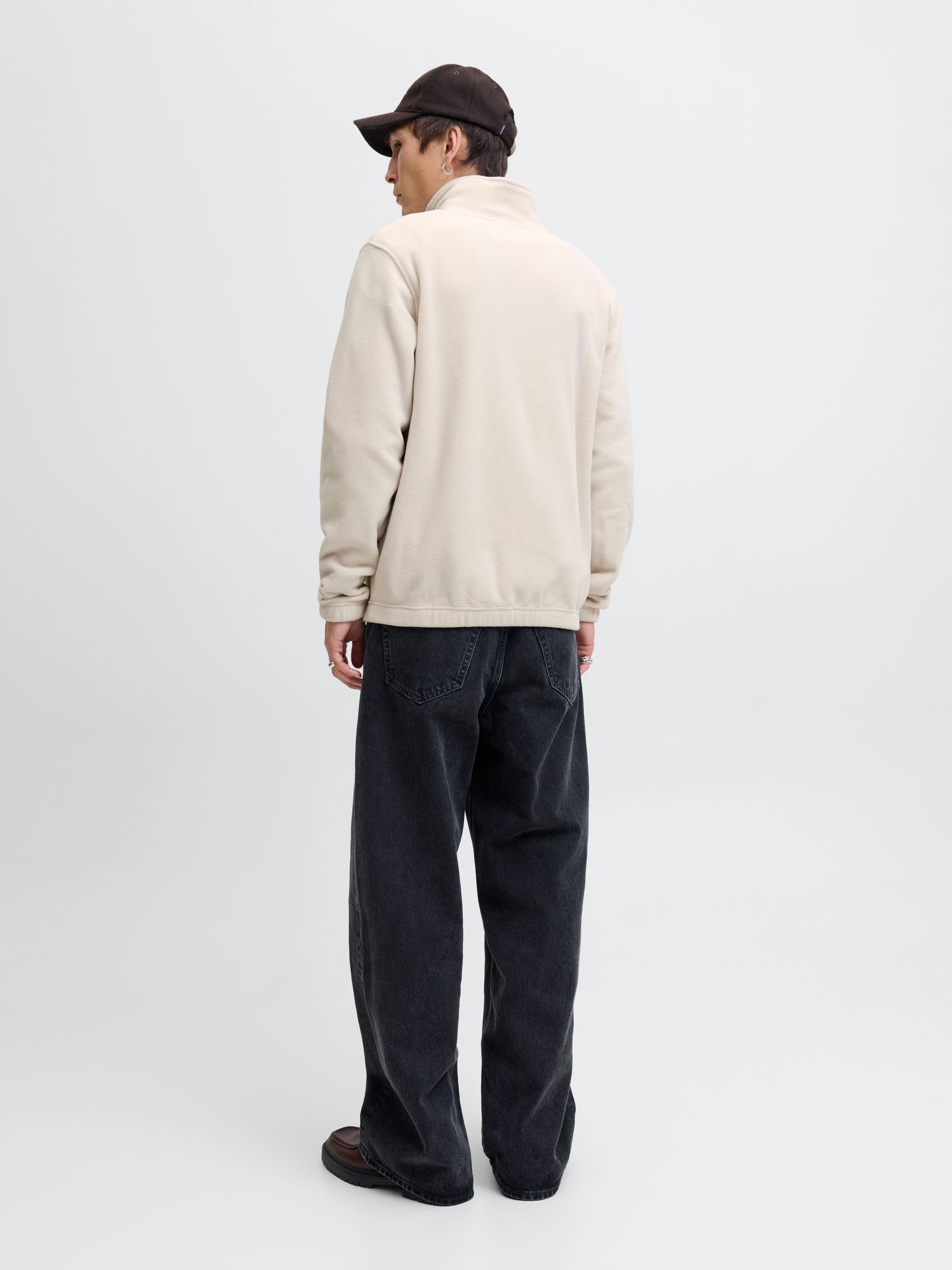 Jack & Jones Fleecepullover »JJSOHO HALFZIP FLEECE«, Kunstfaser, relaxed fit

