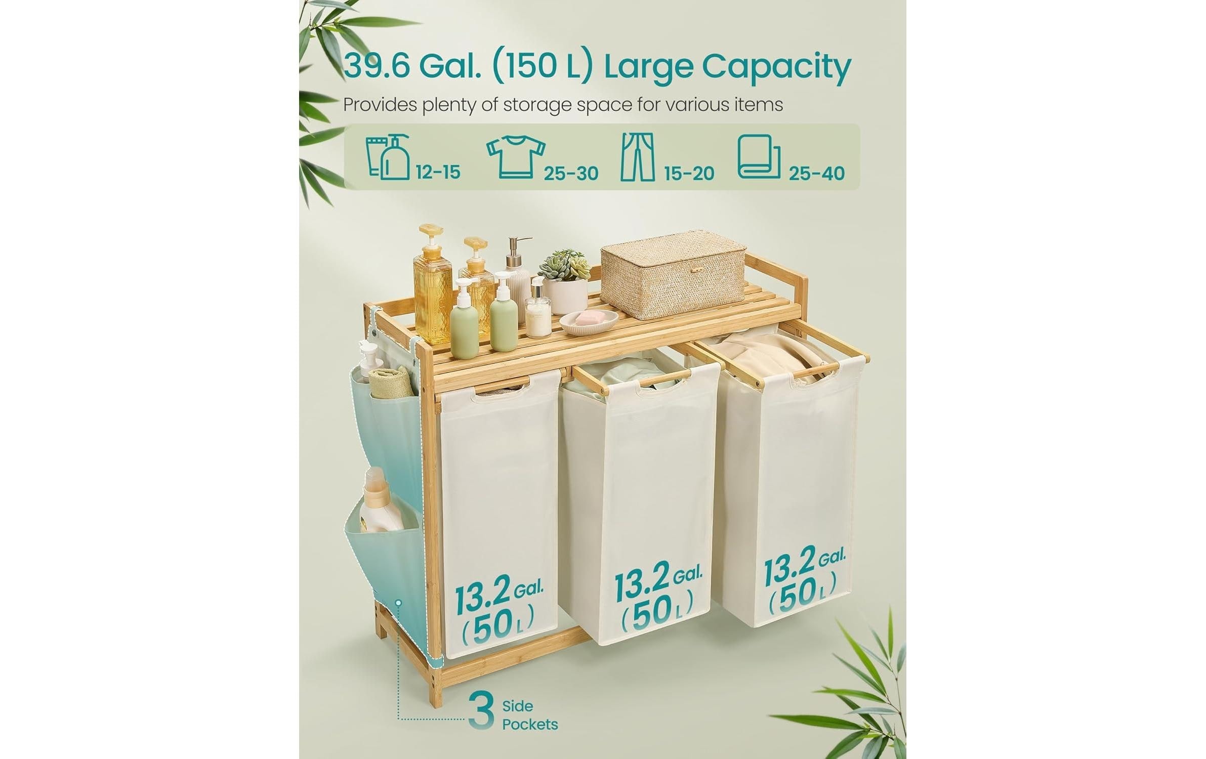 SONGMICS Wäschekorb »150 l«