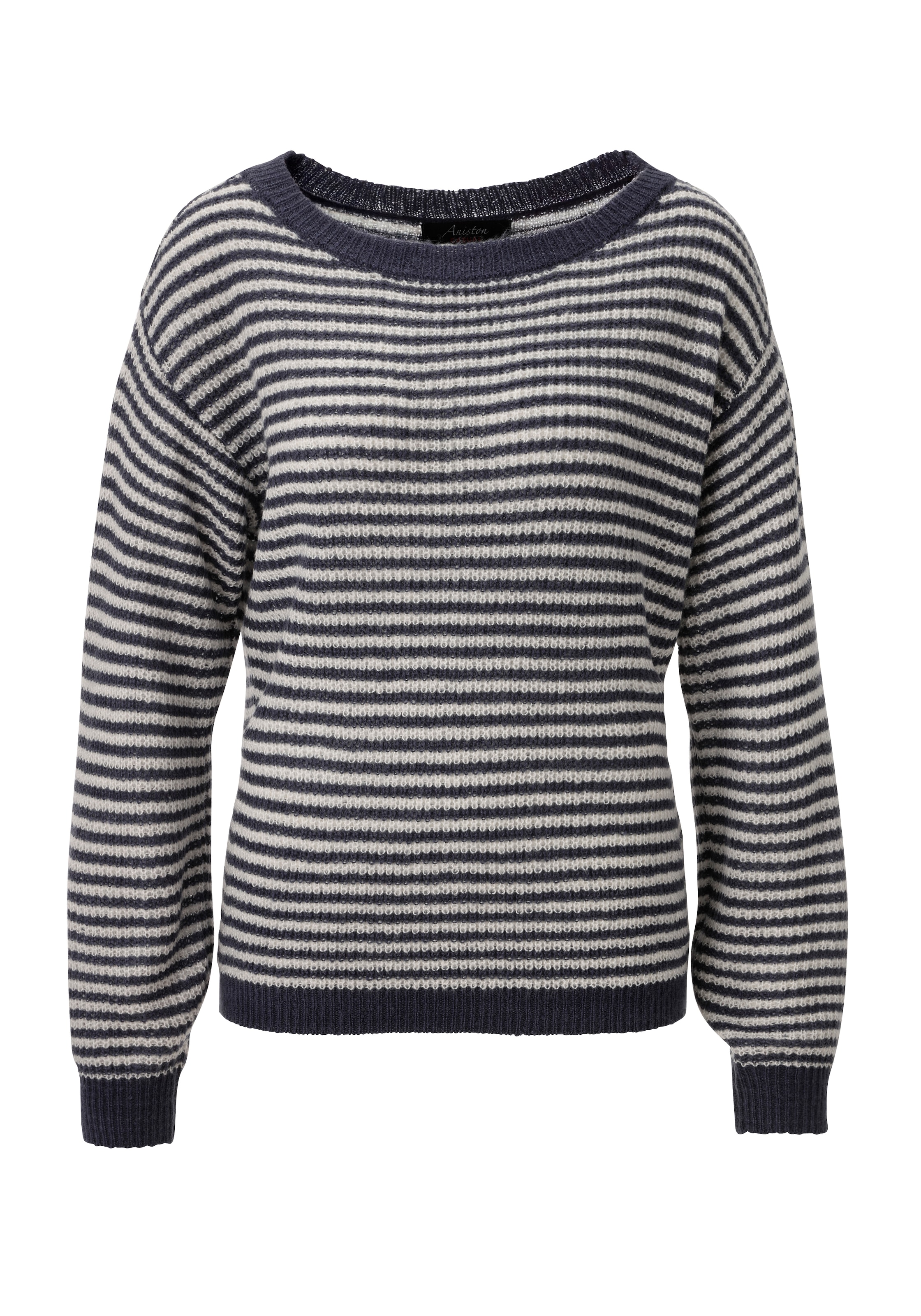 Aniston CASUAL Strickpullover im maritimen Ringel-Dessin - NEUE KOLLEKTION