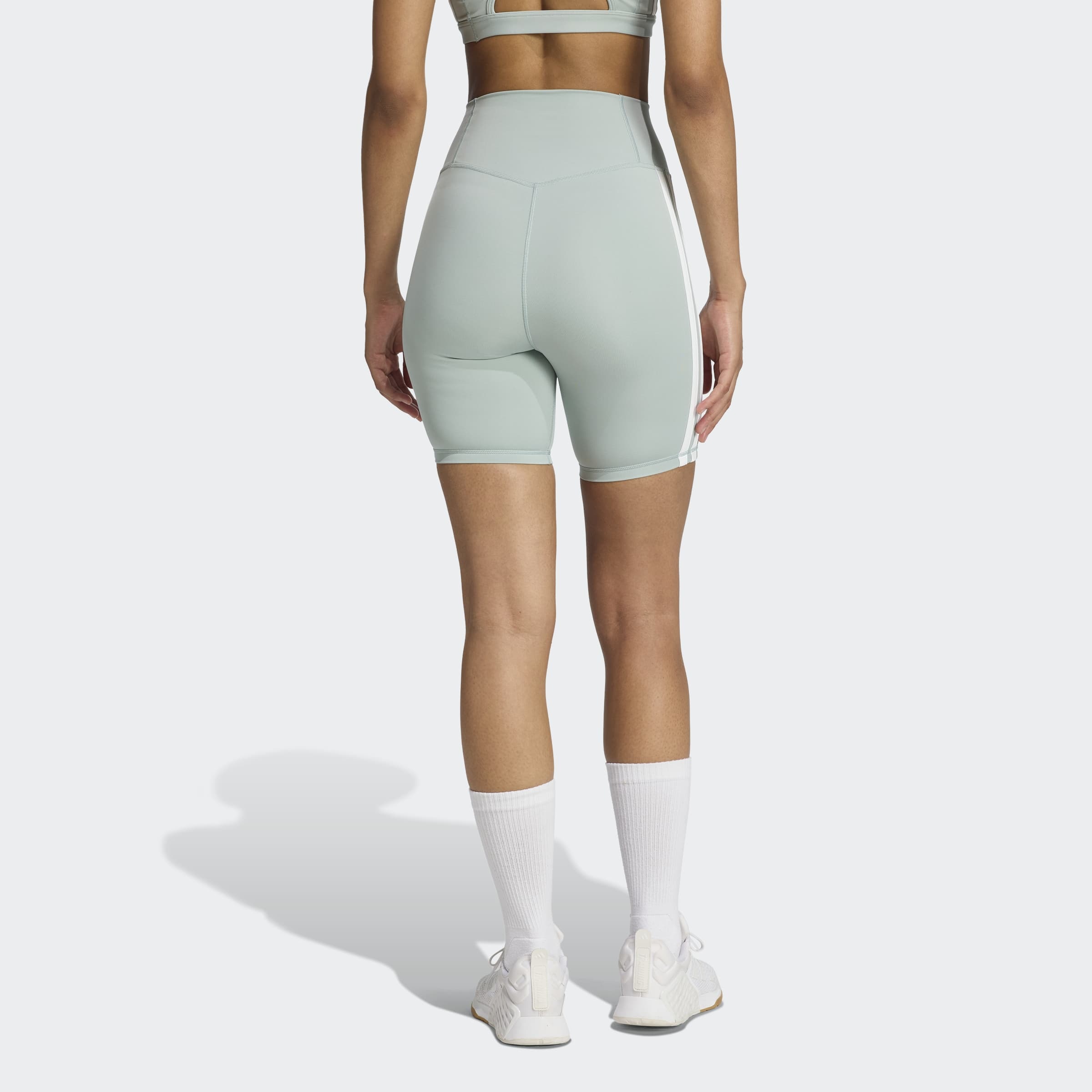 adidas Performance Shorts »OPTIME ESSENTIALS 3-STREIFEN KURZE LEGGINGS«