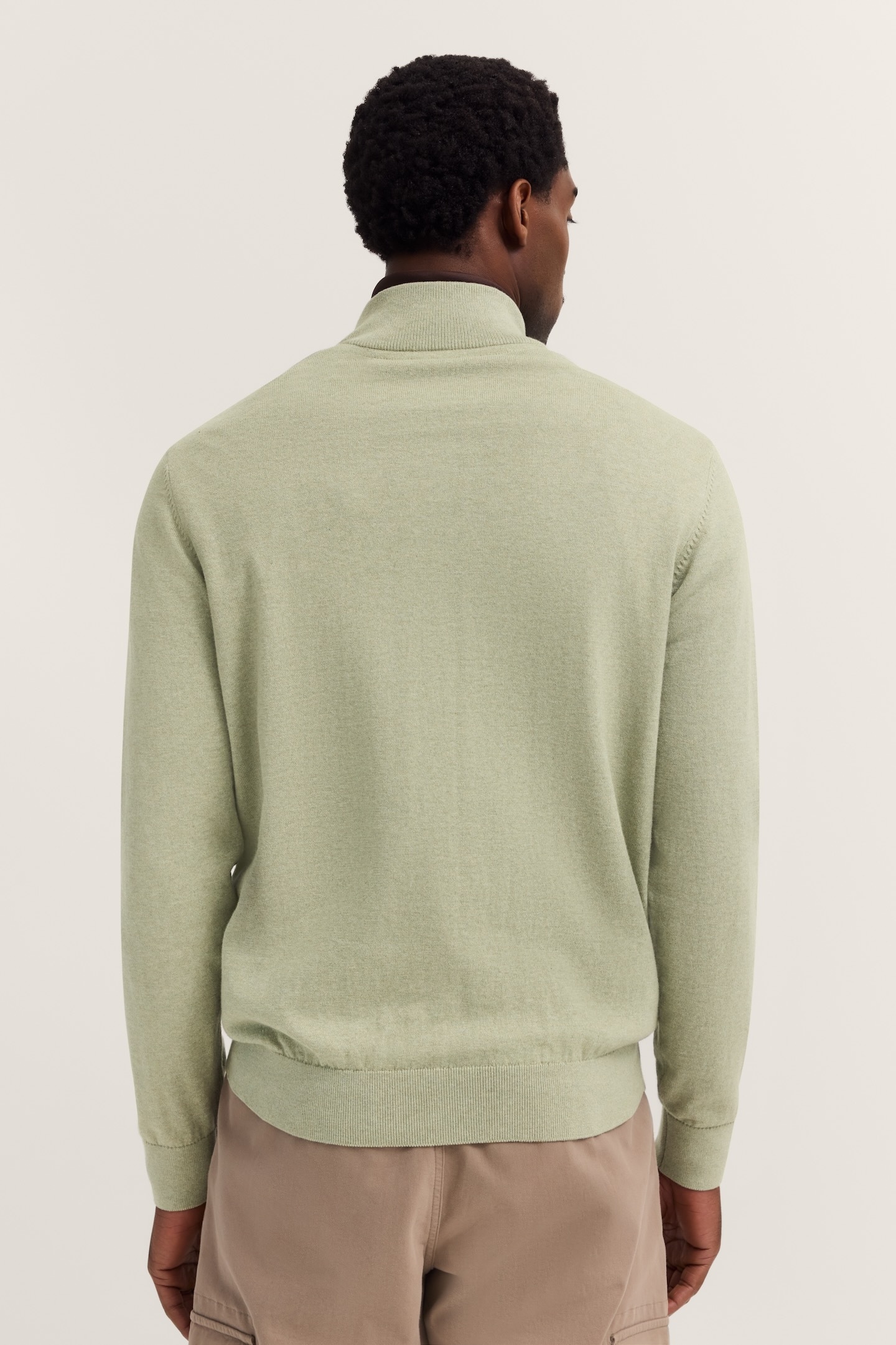 bugatti Troyer »Regular Fit« aus Baumwolle-Kaschmir mit Reissverschluss