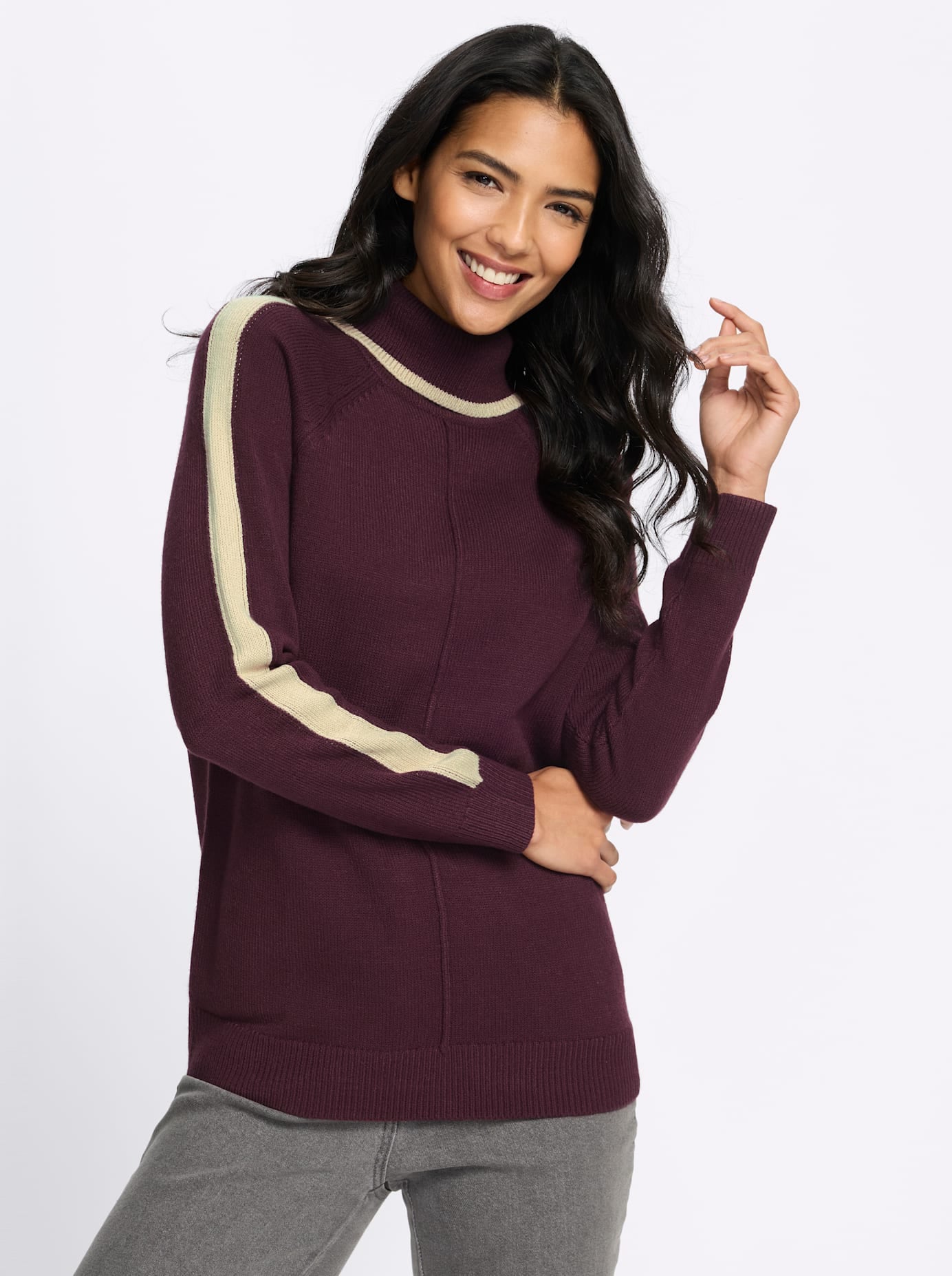 Classic Basics Pull à col roulé »Rollkragen-Pullover«