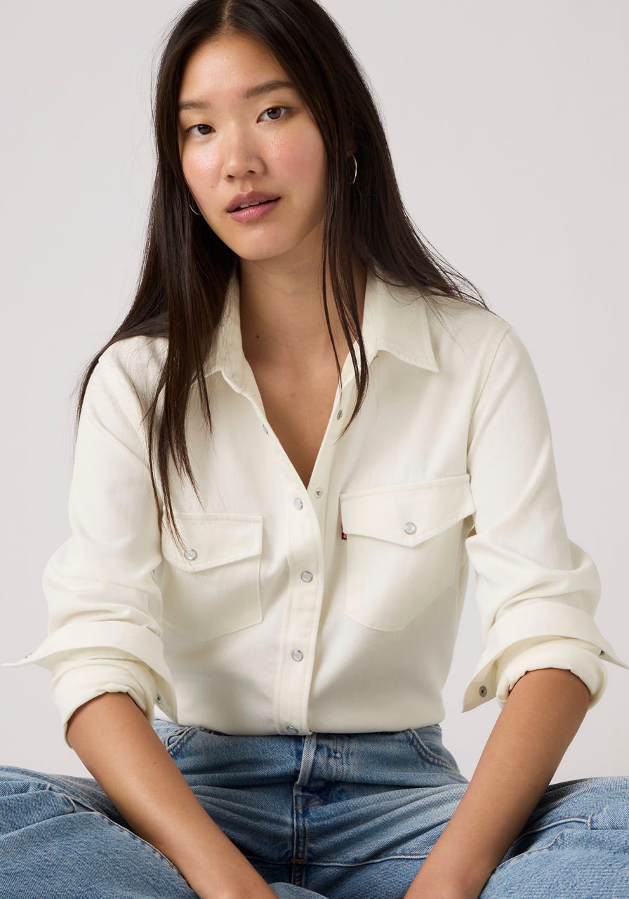 Levi's® Jeansbluse »ESSENTIAL WESTERN« mit Brusttaschen mit Druckknöpfen