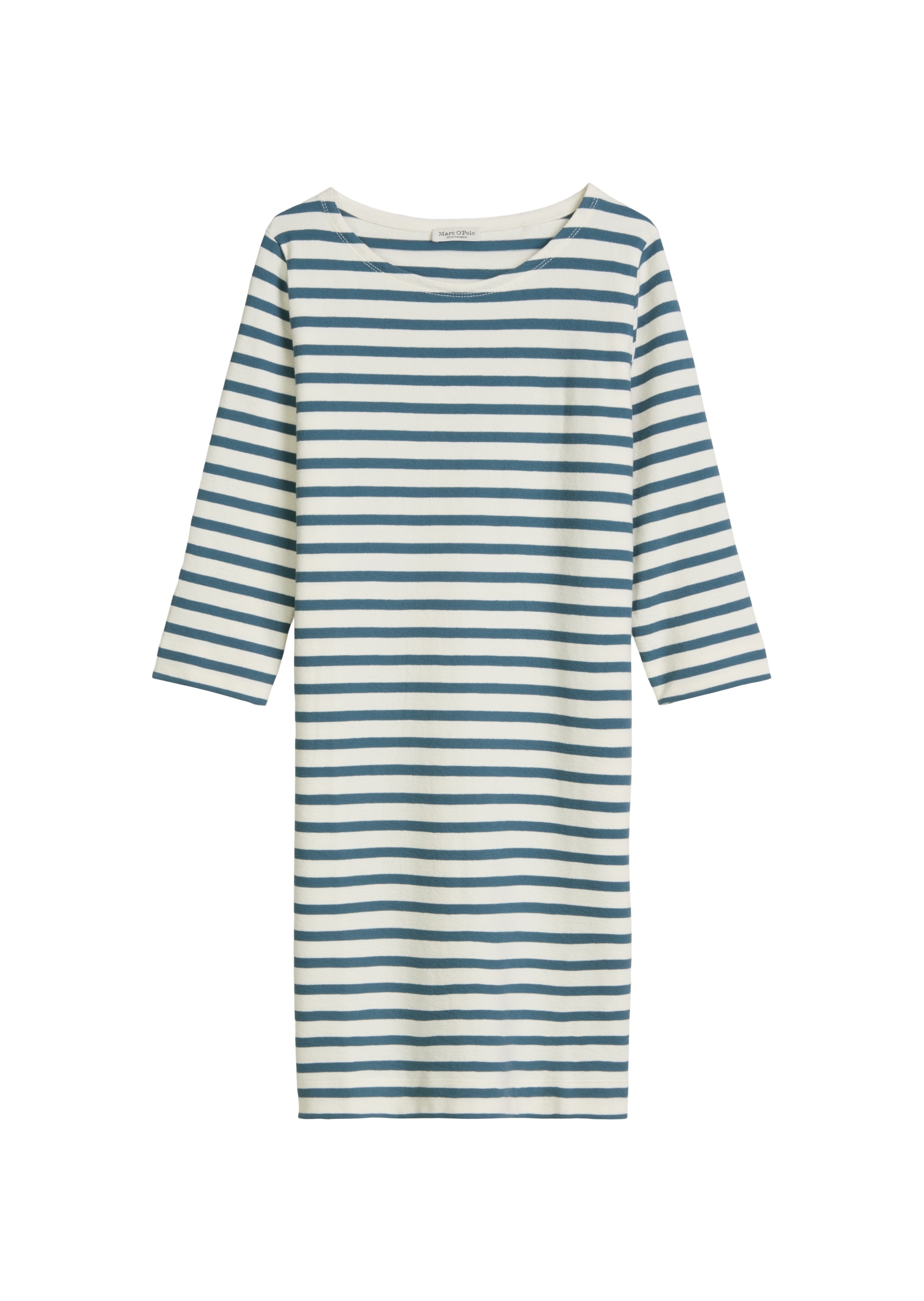 Marc O'Polo Robe en jersey rayé, coupe ample en jersey doux
