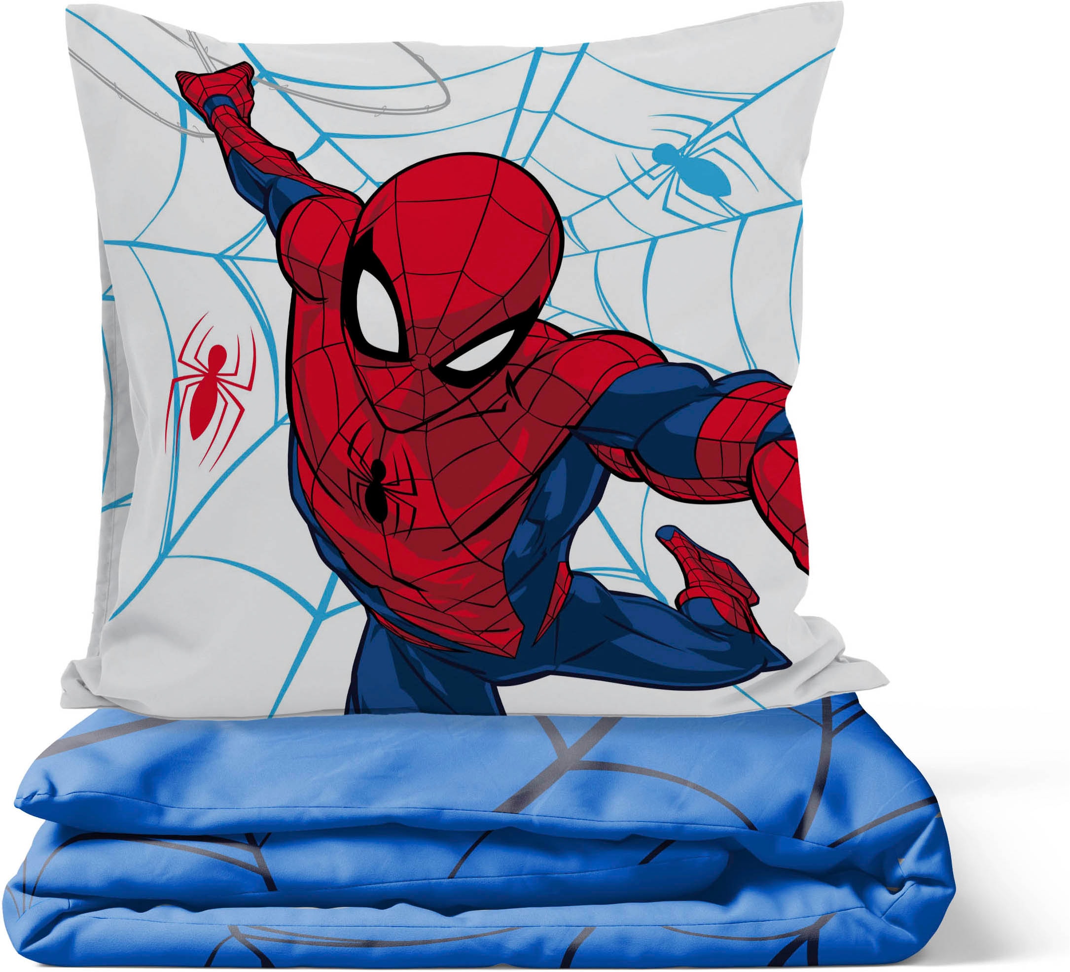 Spiderman Linge de lit pour enfants »SpiderMan Webtastic« 2 100% coton